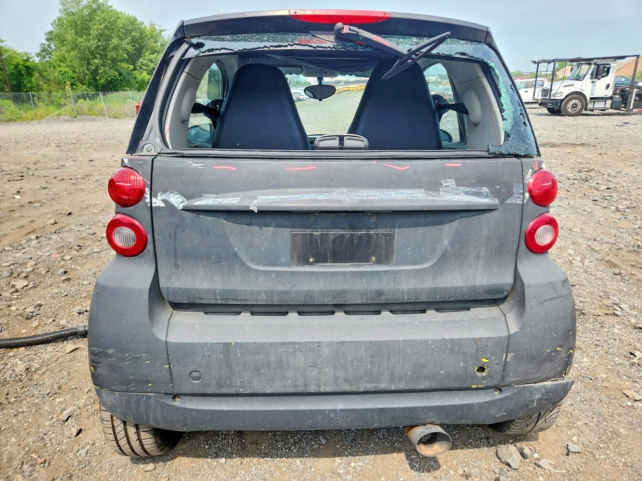 2008 Smart Fortwo Pure Black vin: WMEEJ31X58K125299
