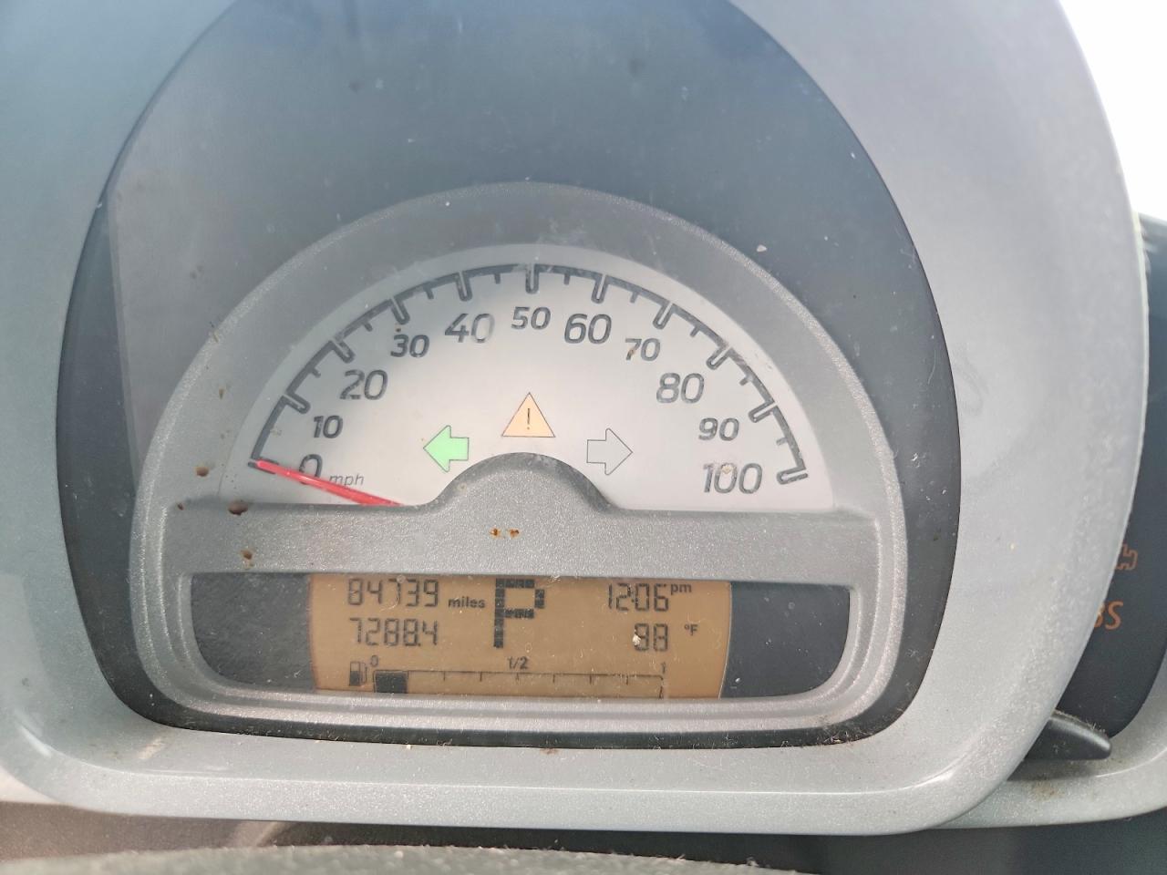 2008 Smart Fortwo Pure Black vin: WMEEJ31X58K125299