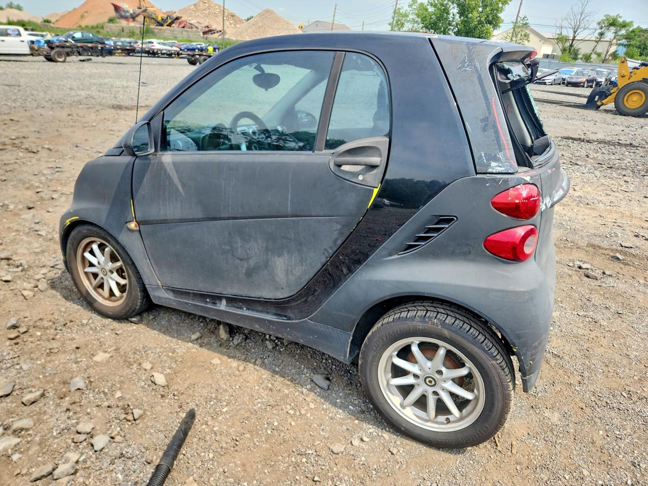 2008 Smart Fortwo Pure Black vin: WMEEJ31X58K125299