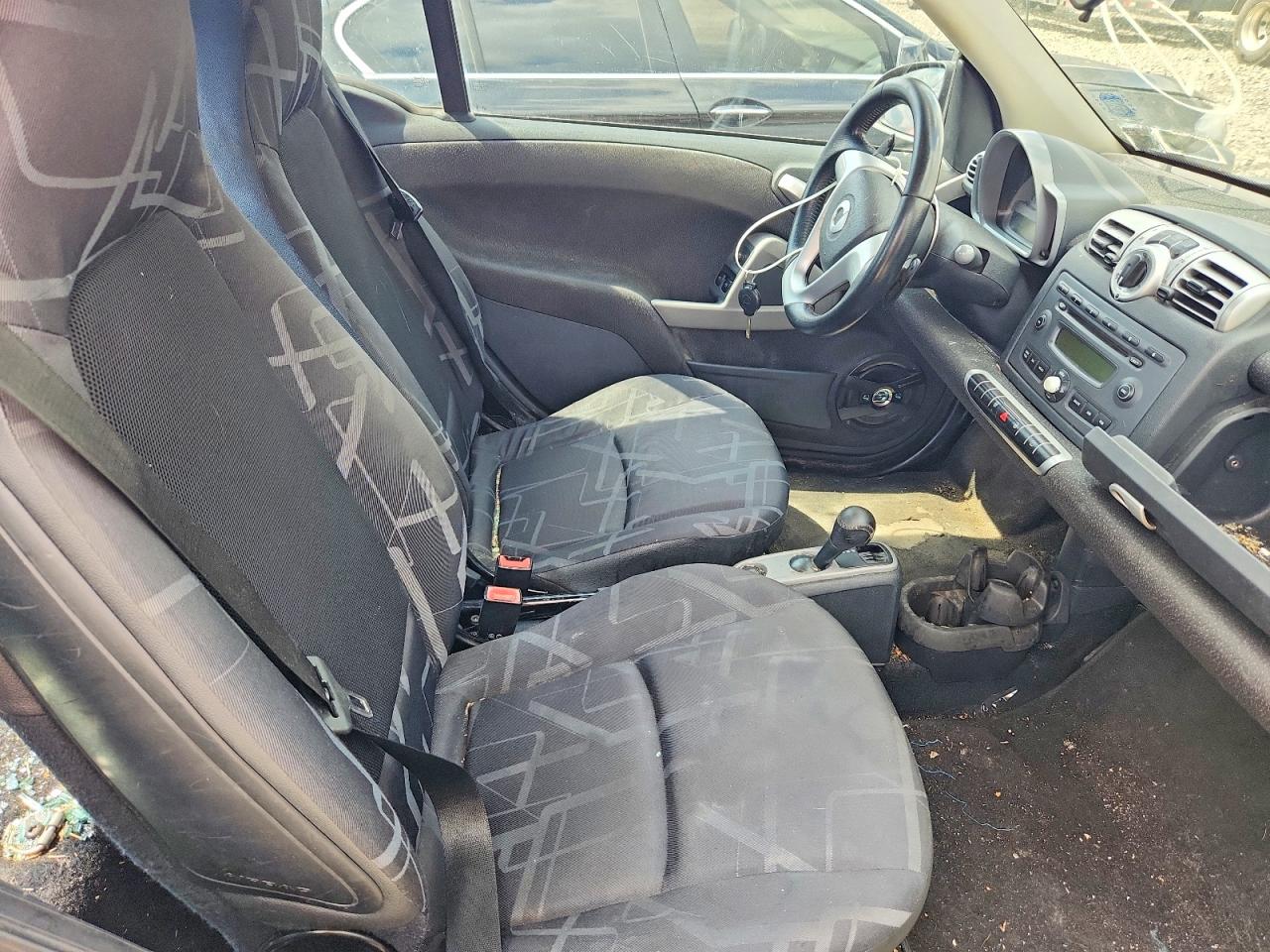 2008 Smart Fortwo Pure Black vin: WMEEJ31X58K125299