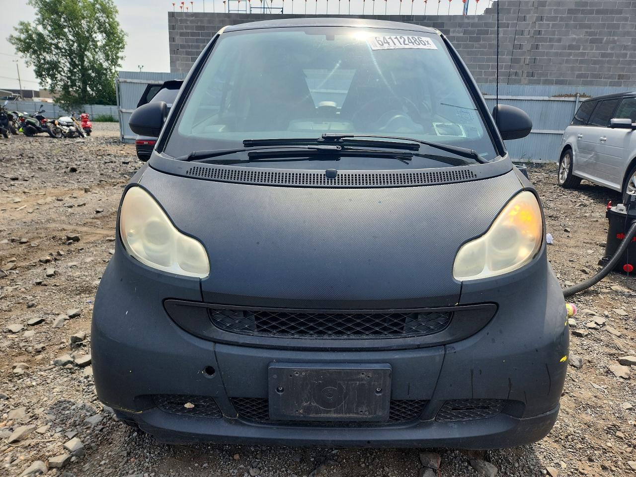 2008 Smart Fortwo Pure Black vin: WMEEJ31X58K125299
