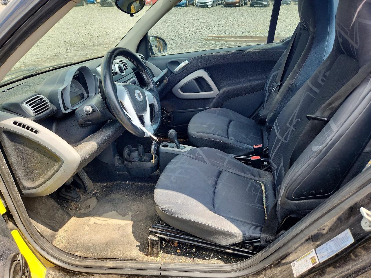 2008 Smart Fortwo Pure Black vin: WMEEJ31X58K125299