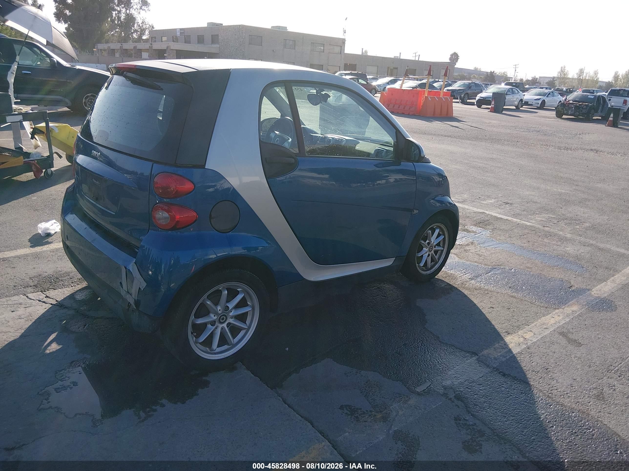 2009 Smart Fortwo Brabus/passion/pure Blue vin: WMEEJ31X59K211522