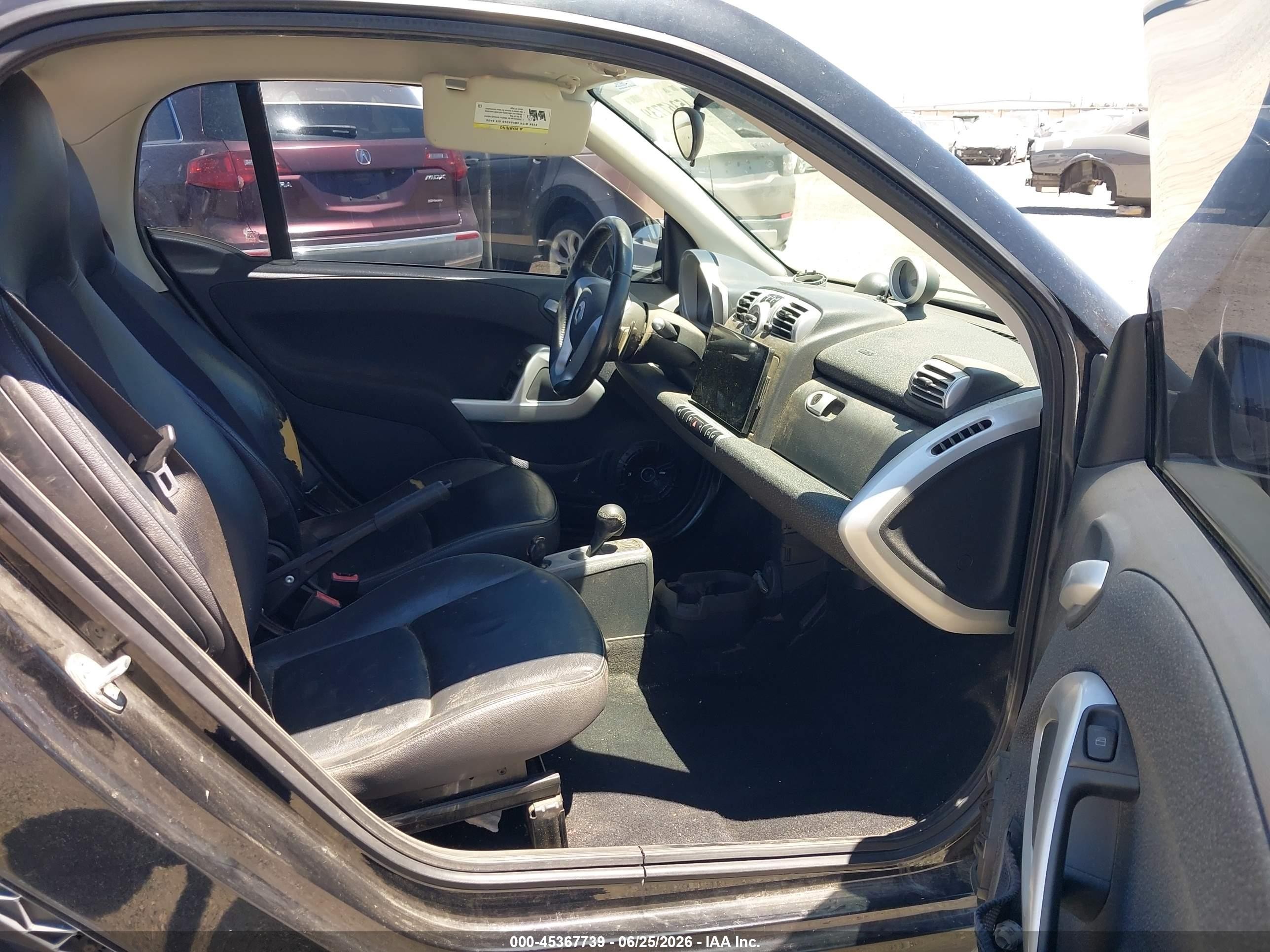 2009 Smart Fortwo Brabus/passion/pure Black vin: WMEEJ31X59K260378