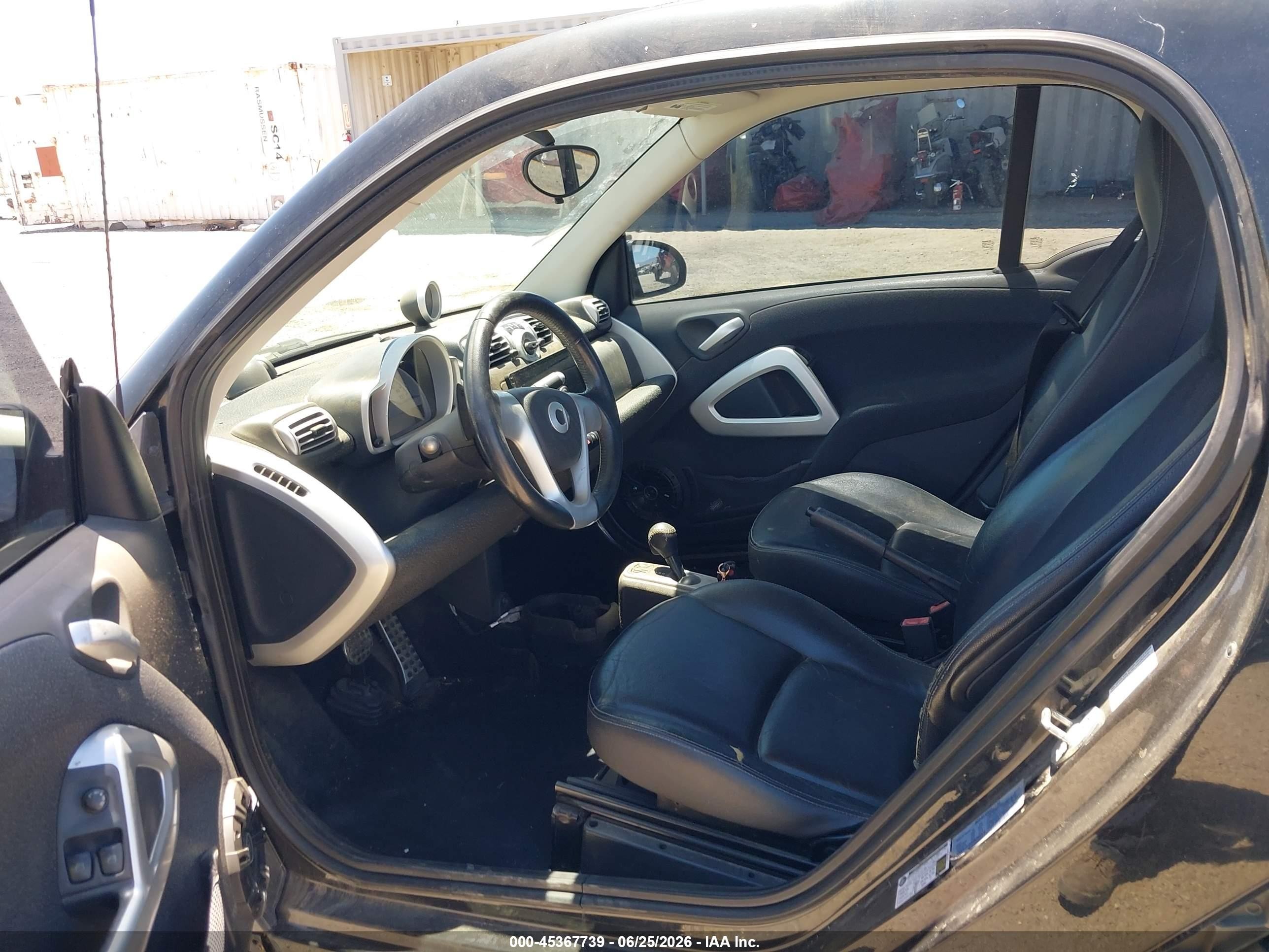 2009 Smart Fortwo Brabus/passion/pure Black vin: WMEEJ31X59K260378