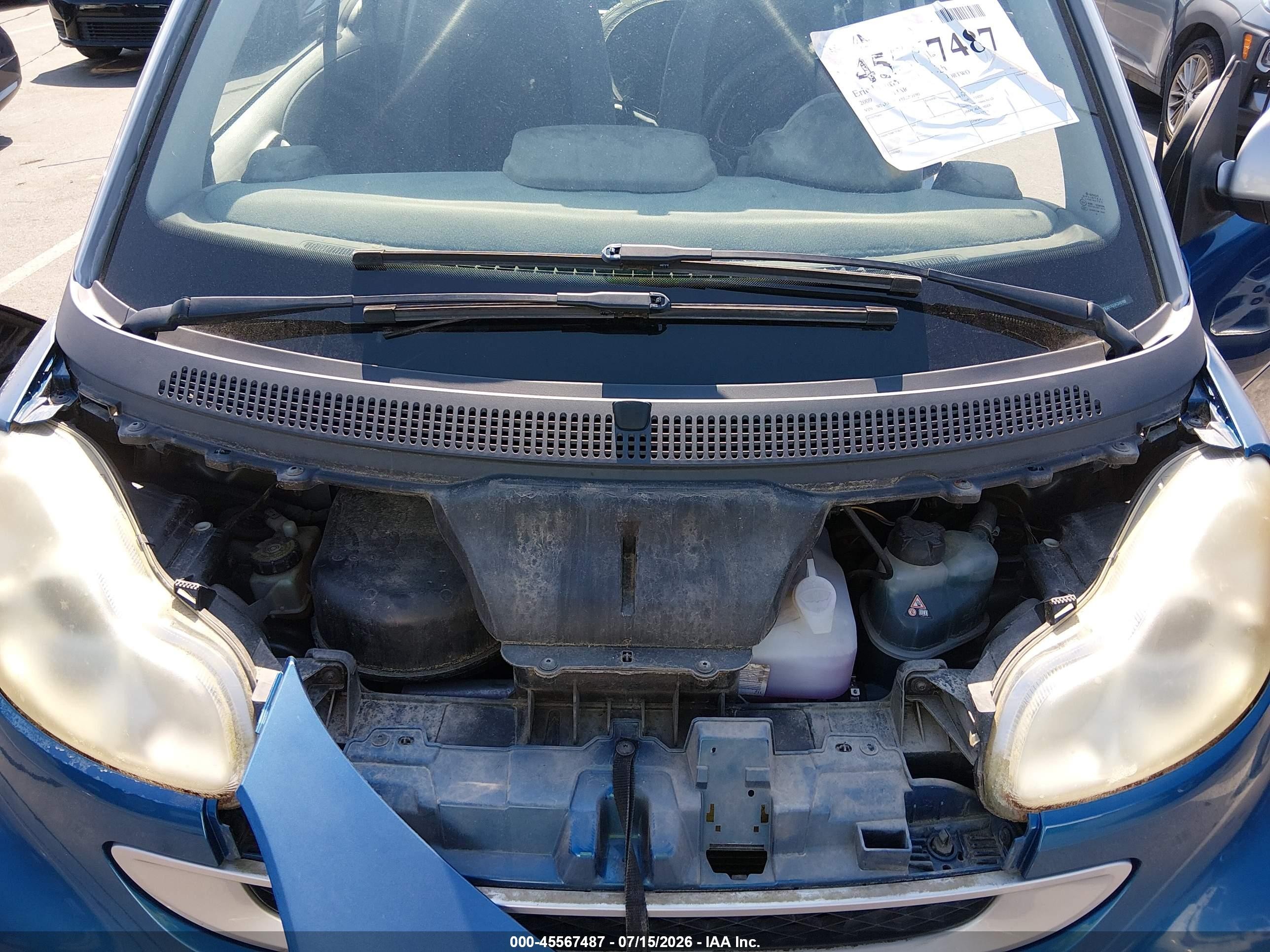 2009 Smart Fortwo Brabus/passion/pure Blue vin: WMEEJ31X69K299190
