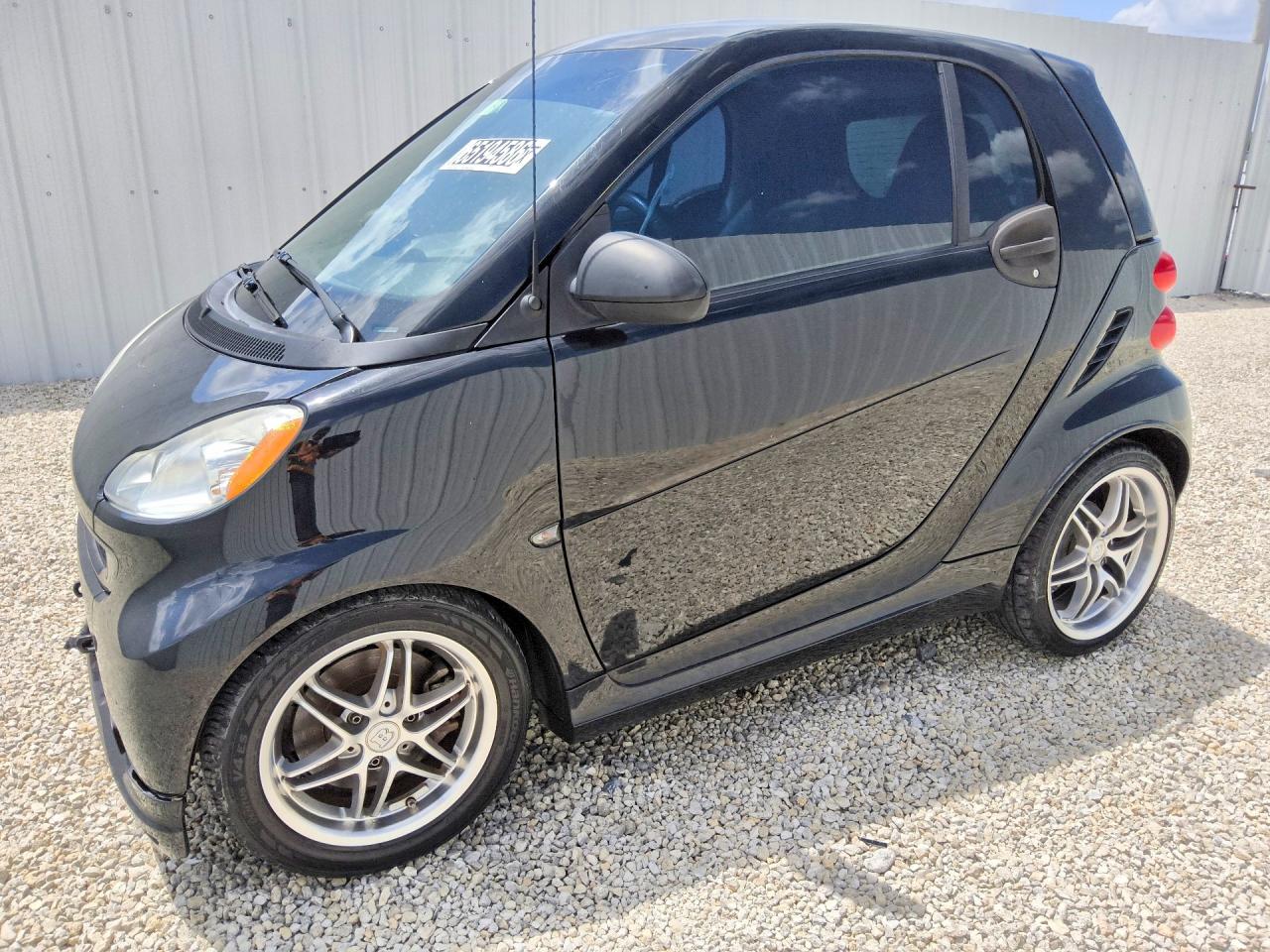 2009 Smart Fortwo Pure Black vin: WMEEJ31X79K233571