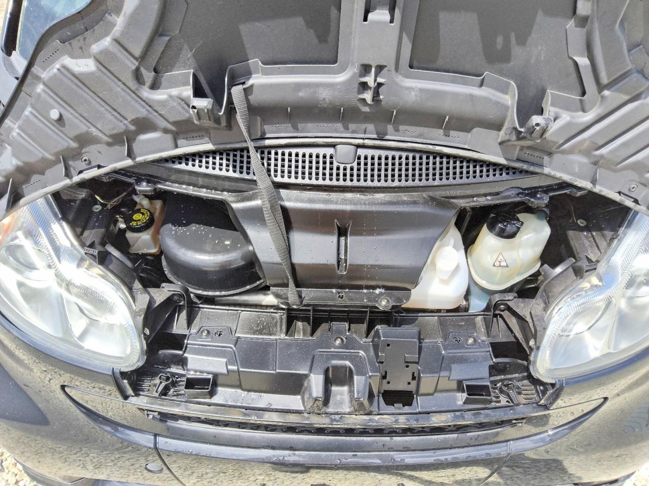 2009 Smart Fortwo Pure Черный vin: WMEEJ31X79K233571