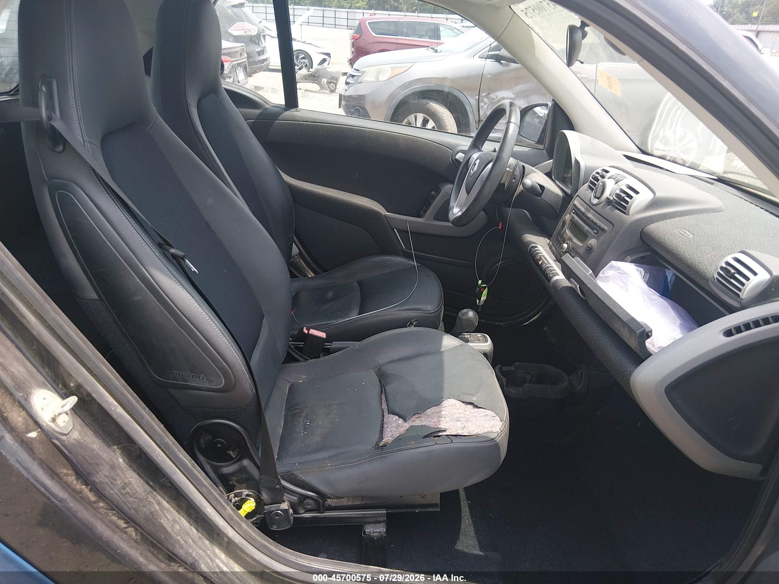 2008 Smart Fortwo Passion/pure Синий vin: WMEEJ31X88K123630