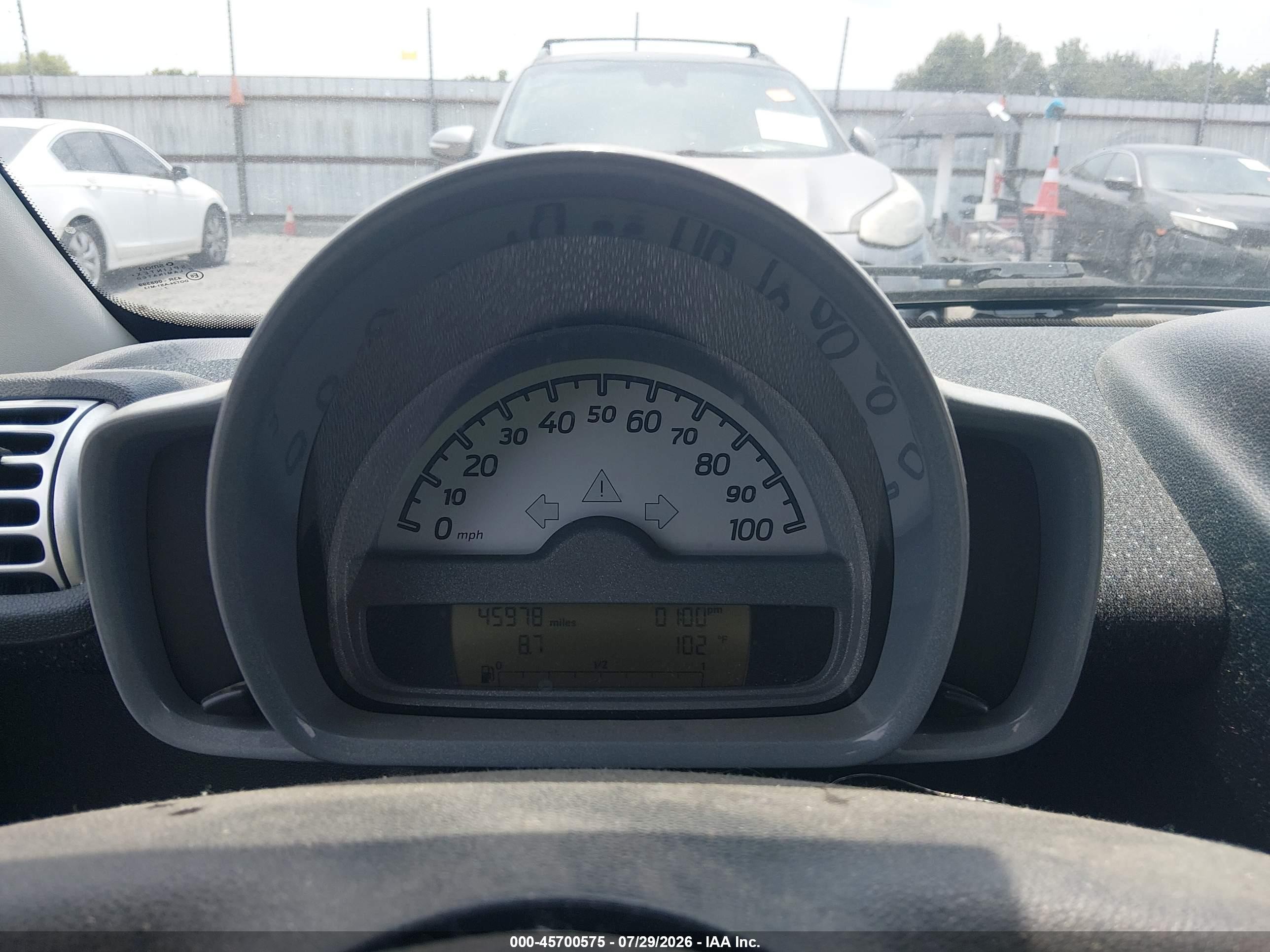 2008 Smart Fortwo Passion/pure Синий vin: WMEEJ31X88K123630