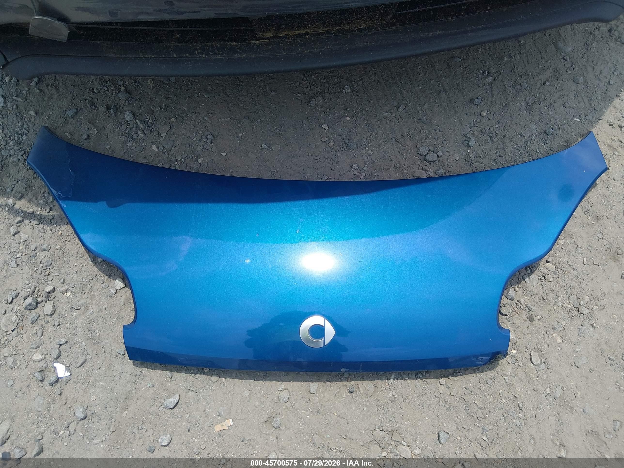 2008 Smart Fortwo Passion/pure Синий vin: WMEEJ31X88K123630