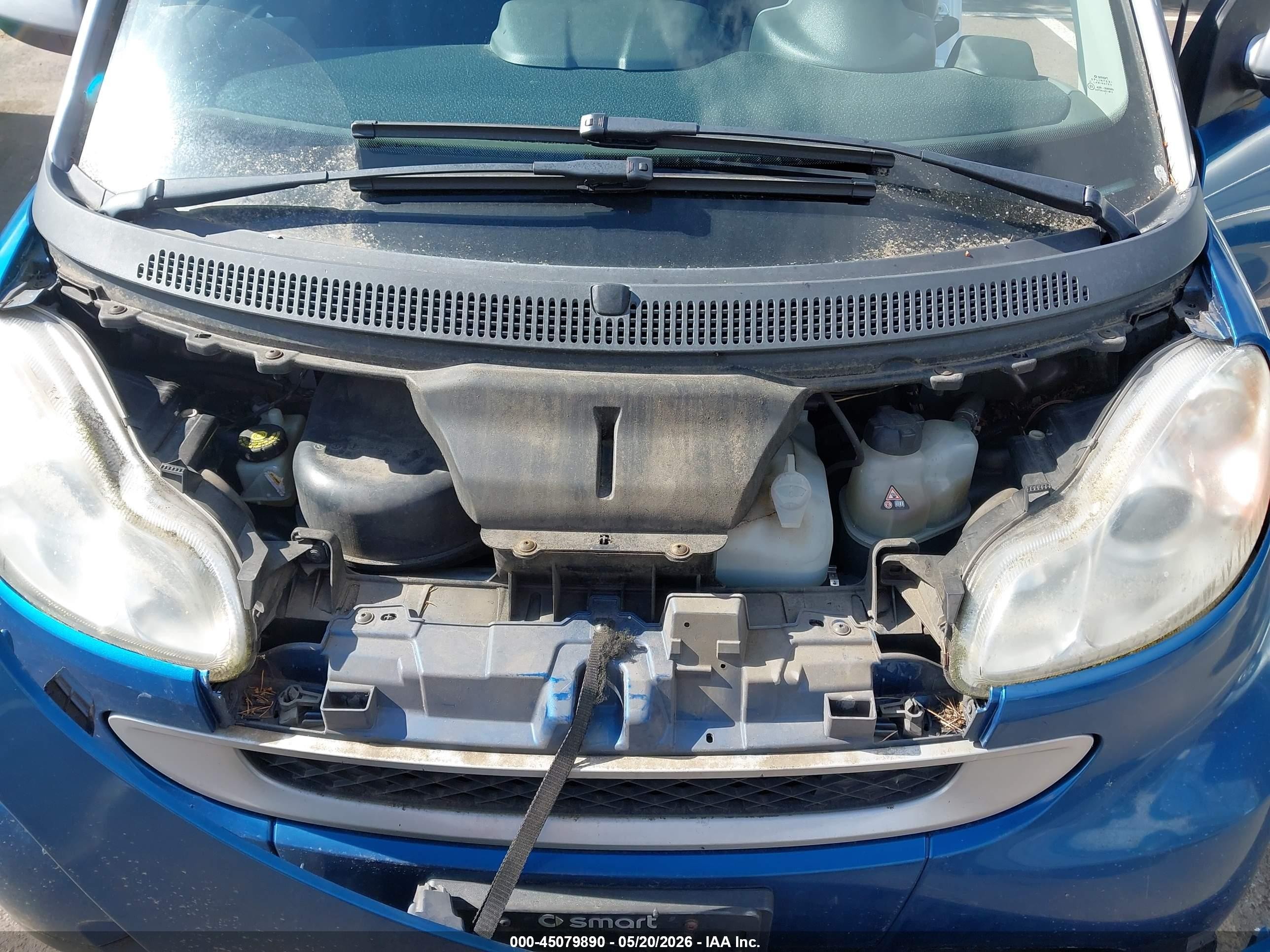 2008 Smart Fortwo Passion/pure Blue vin: WMEEJ31X88K123711