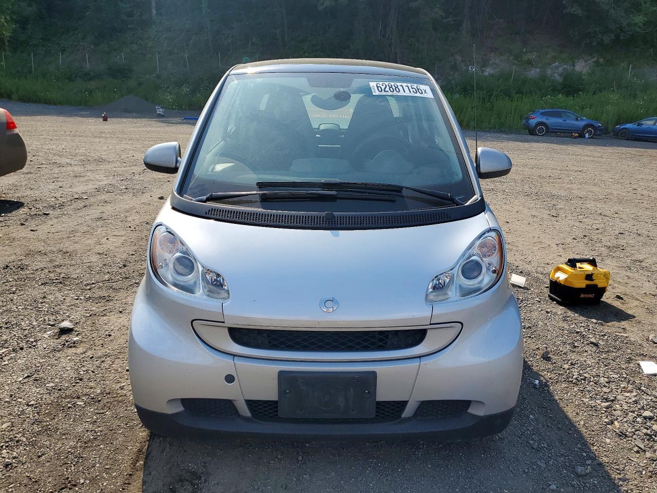2008 Smart Fortwo Pure Silver vin: WMEEJ31X88K173847