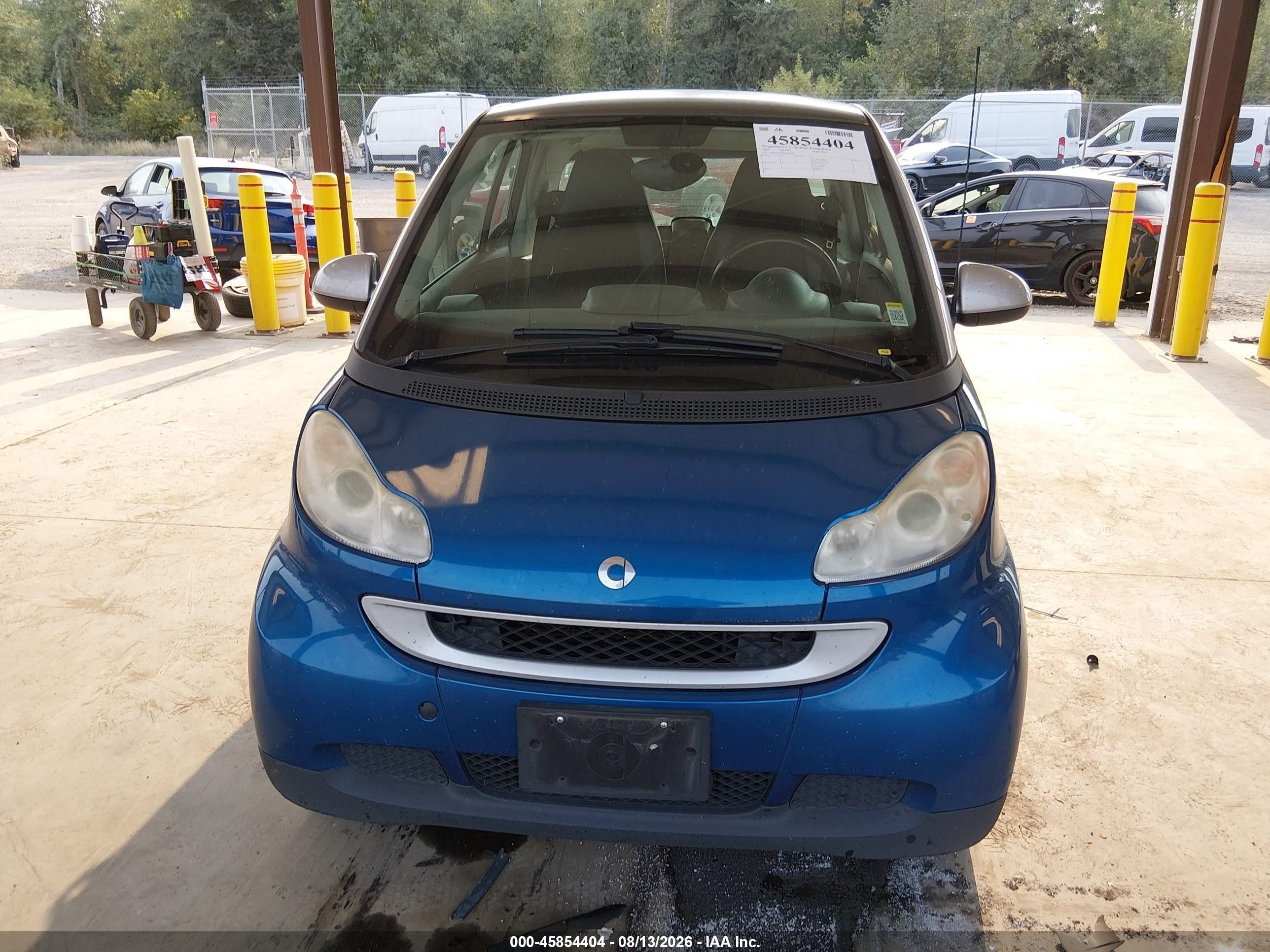 2008 Smart Fortwo Passion/pure Blue vin: WMEEJ31X88K190938