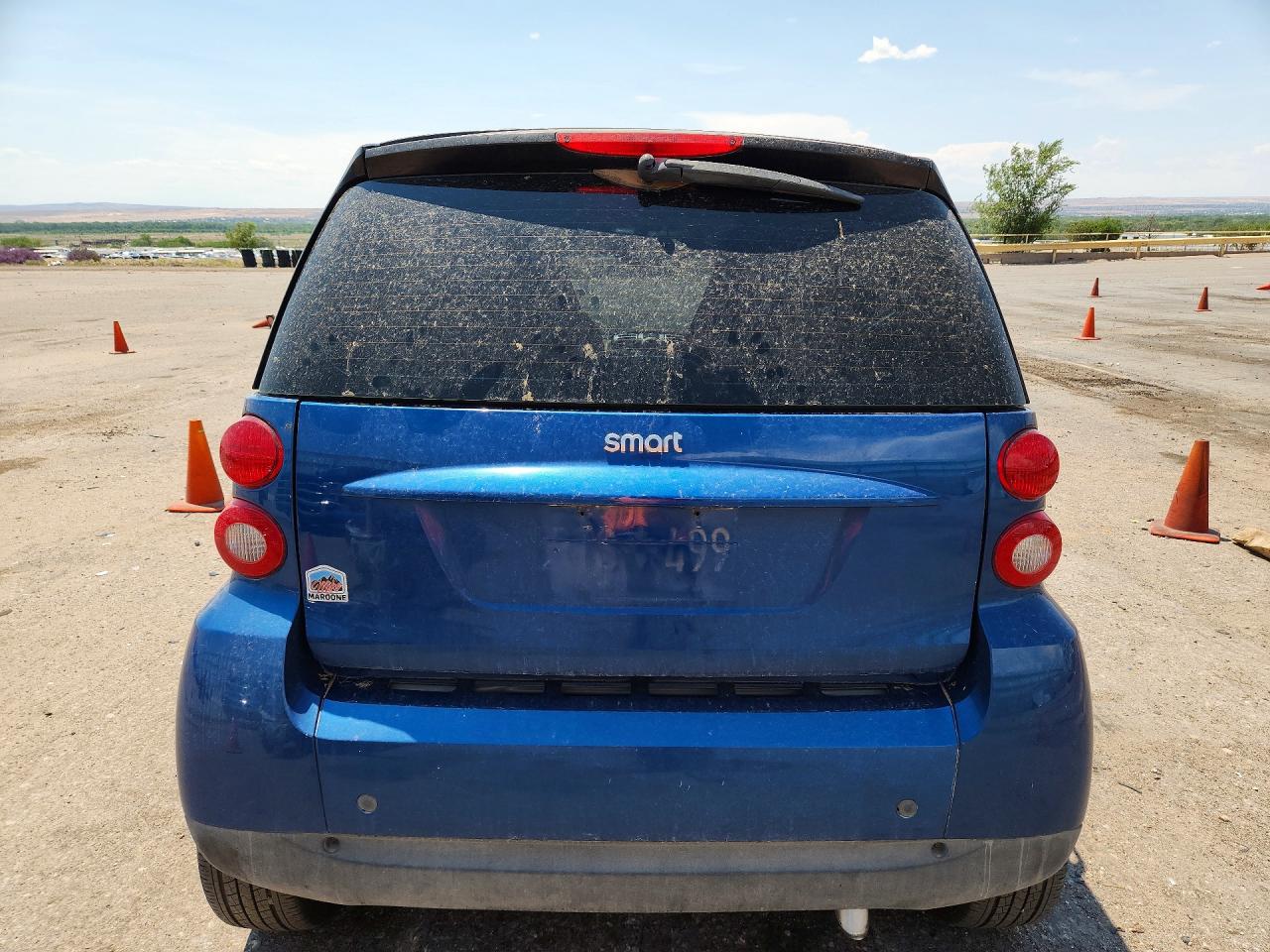 2009 Smart Fortwo Pure Blue vin: WMEEJ31X89K229075