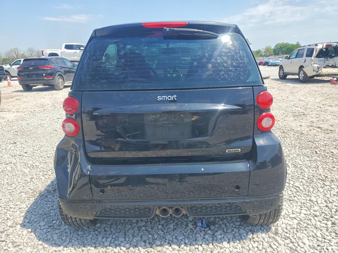 2009 Smart Fortwo Pure Black vin: WMEEJ31X89K280009