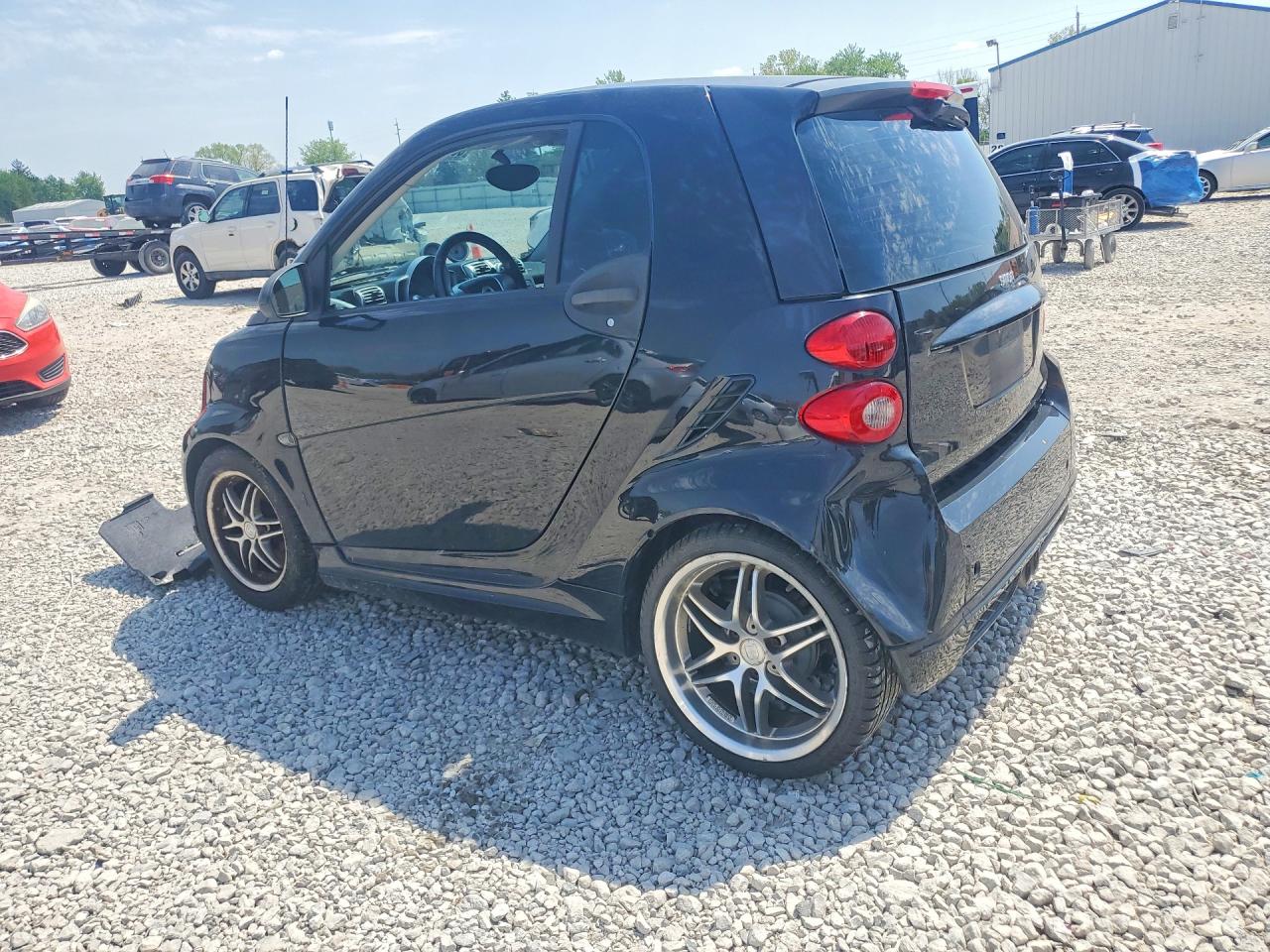 2009 Smart Fortwo Pure Black vin: WMEEJ31X89K280009