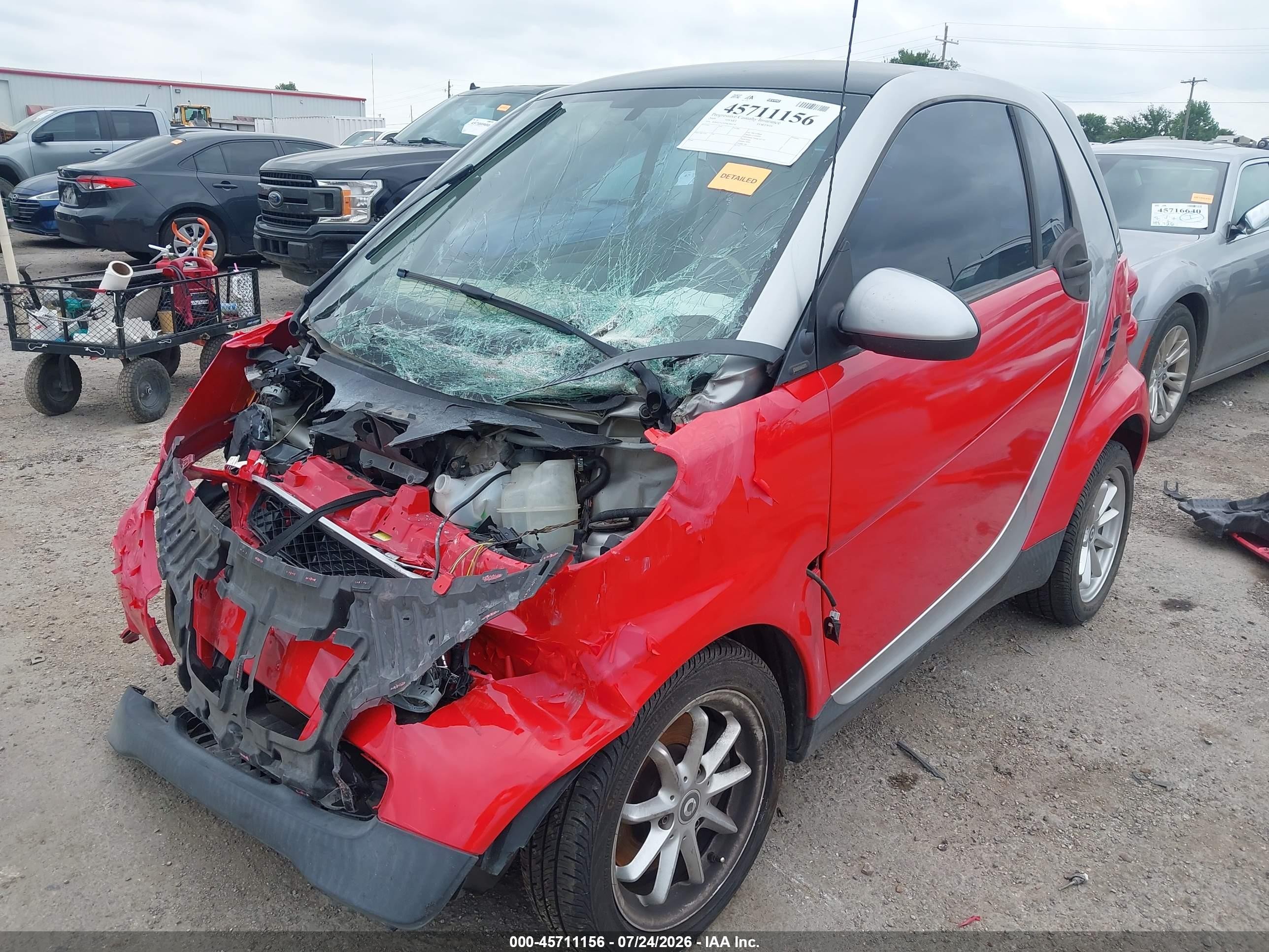 2009 Smart Fortwo Brabus/passion/pure Red vin: WMEEJ31X89K300534