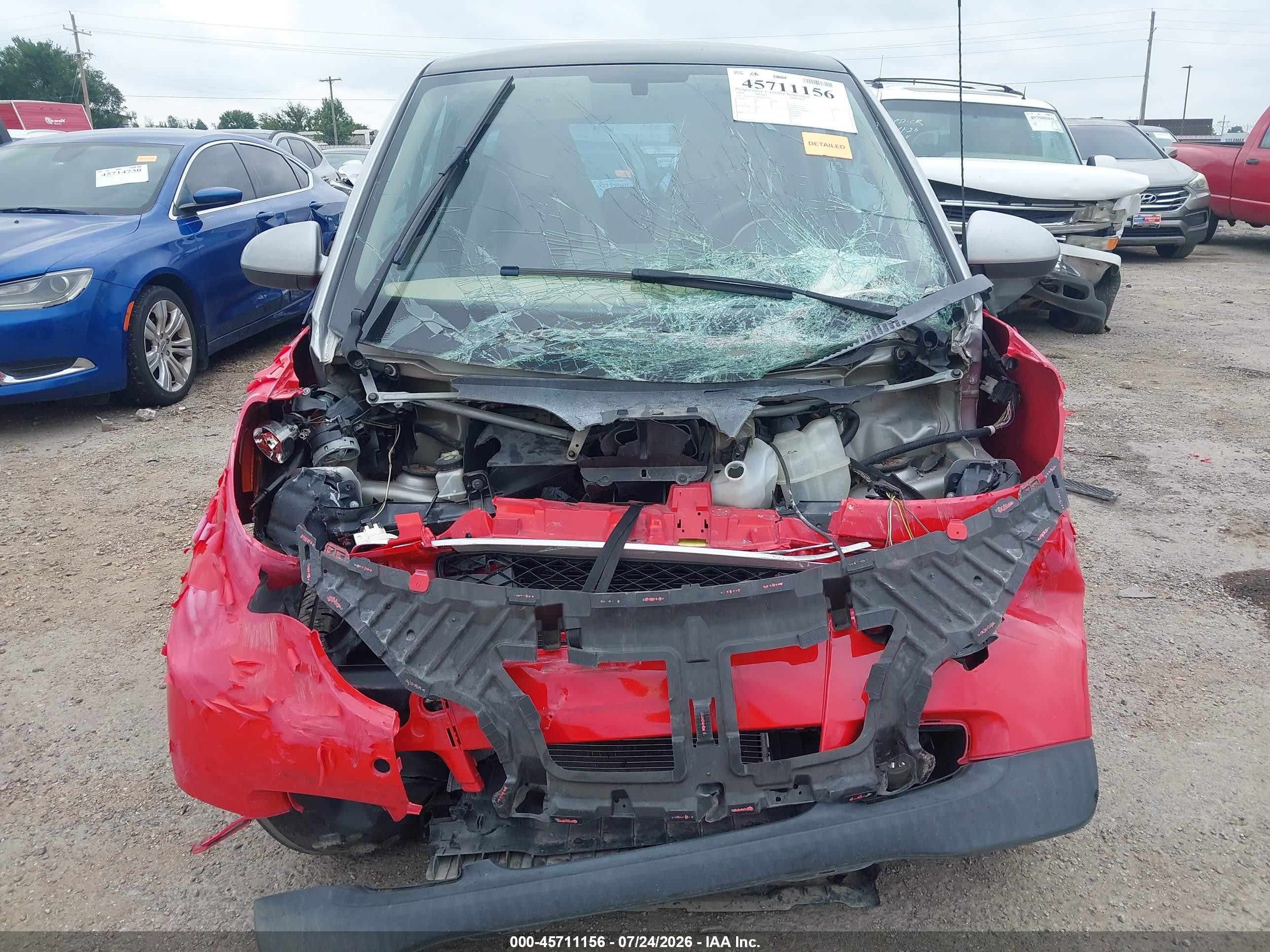 2009 Smart Fortwo Brabus/passion/pure Red vin: WMEEJ31X89K300534