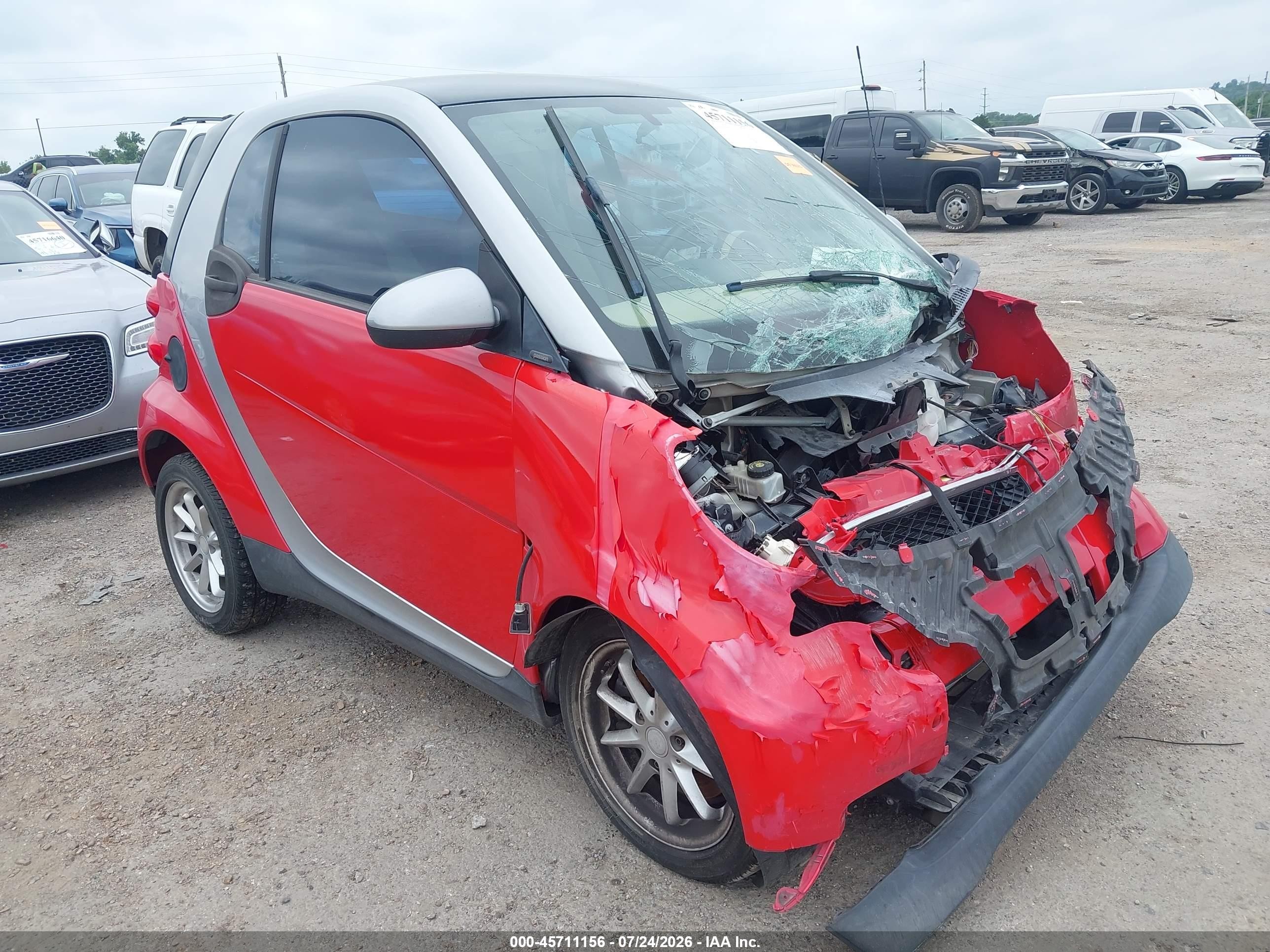 2009 Smart Fortwo Brabus/passion/pure Red vin: WMEEJ31X89K300534