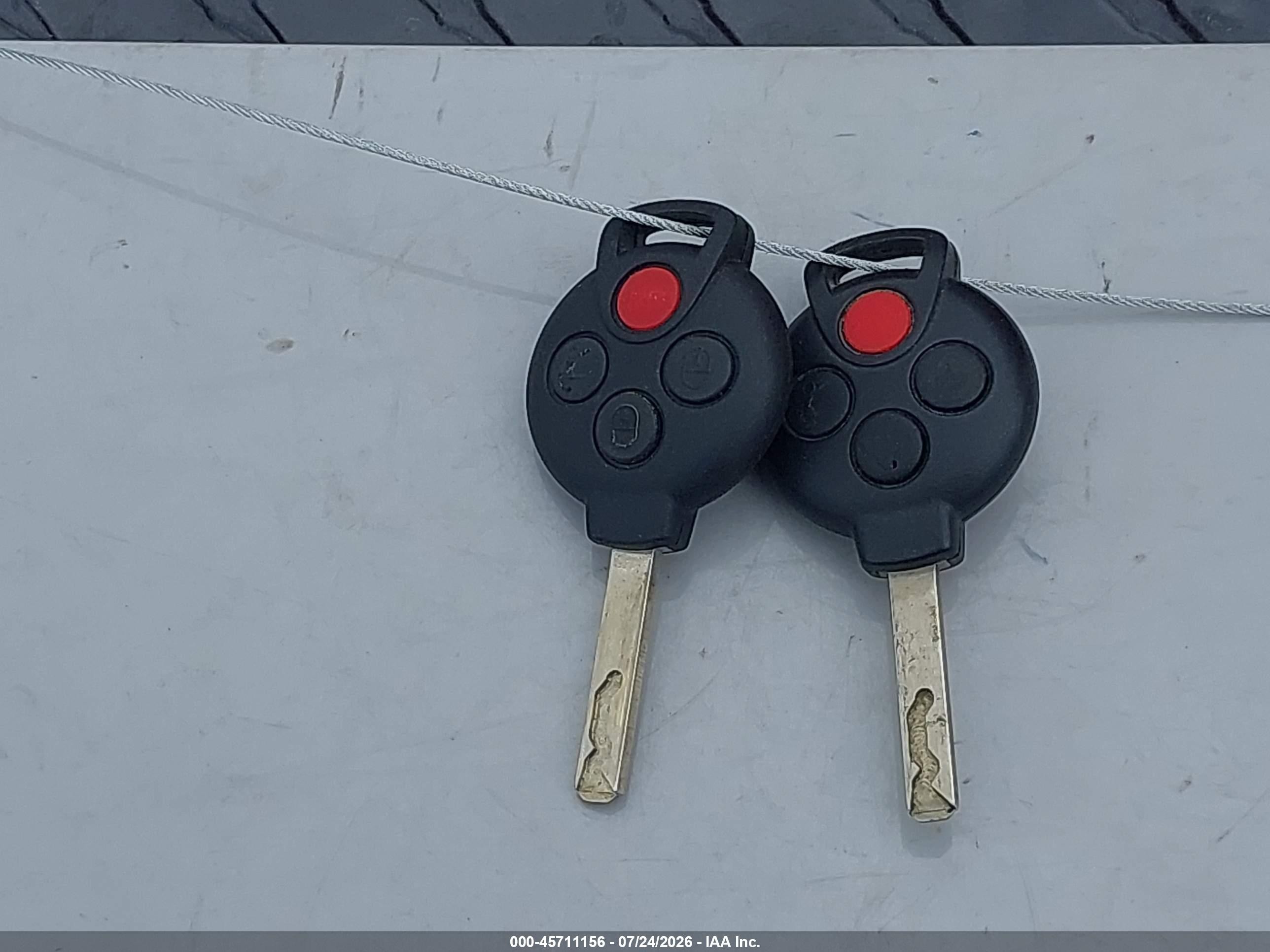 2009 Smart Fortwo Brabus/passion/pure Red vin: WMEEJ31X89K300534