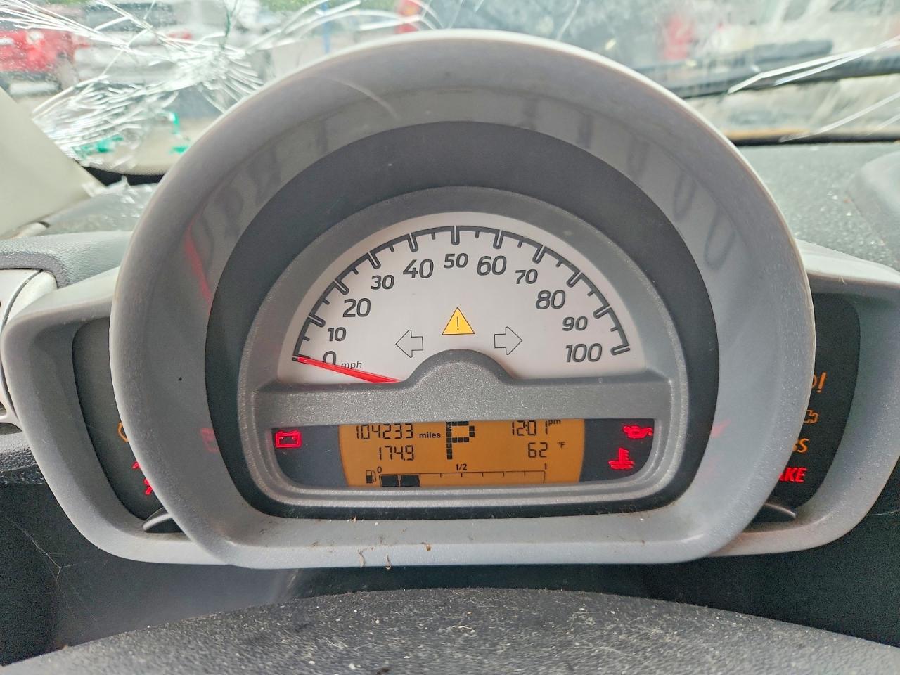 2008 Smart Fortwo Pure Белый vin: WMEEJ31X98K100194