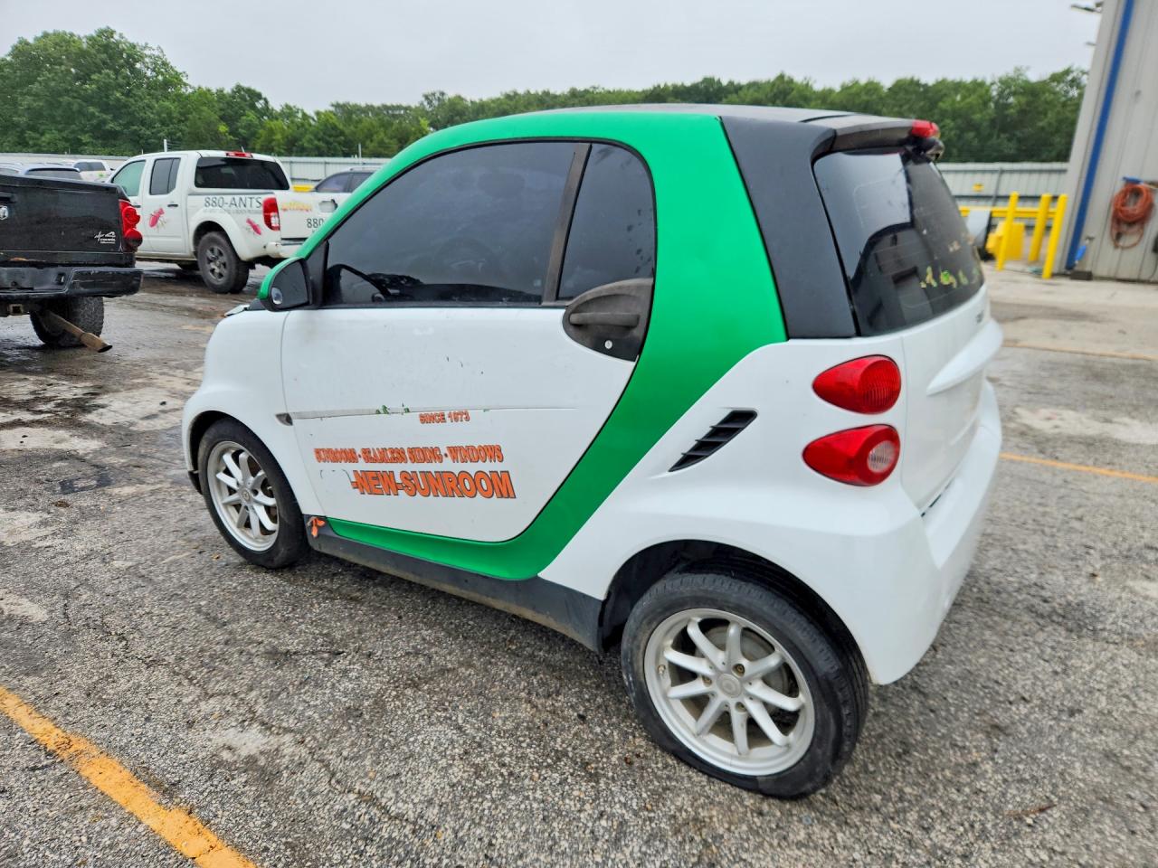 2008 Smart Fortwo Pure Белый vin: WMEEJ31X98K100194