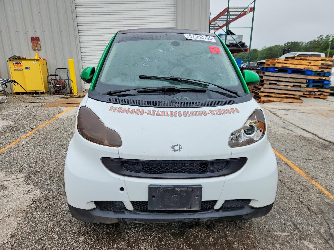 2008 Smart Fortwo Pure Белый vin: WMEEJ31X98K100194
