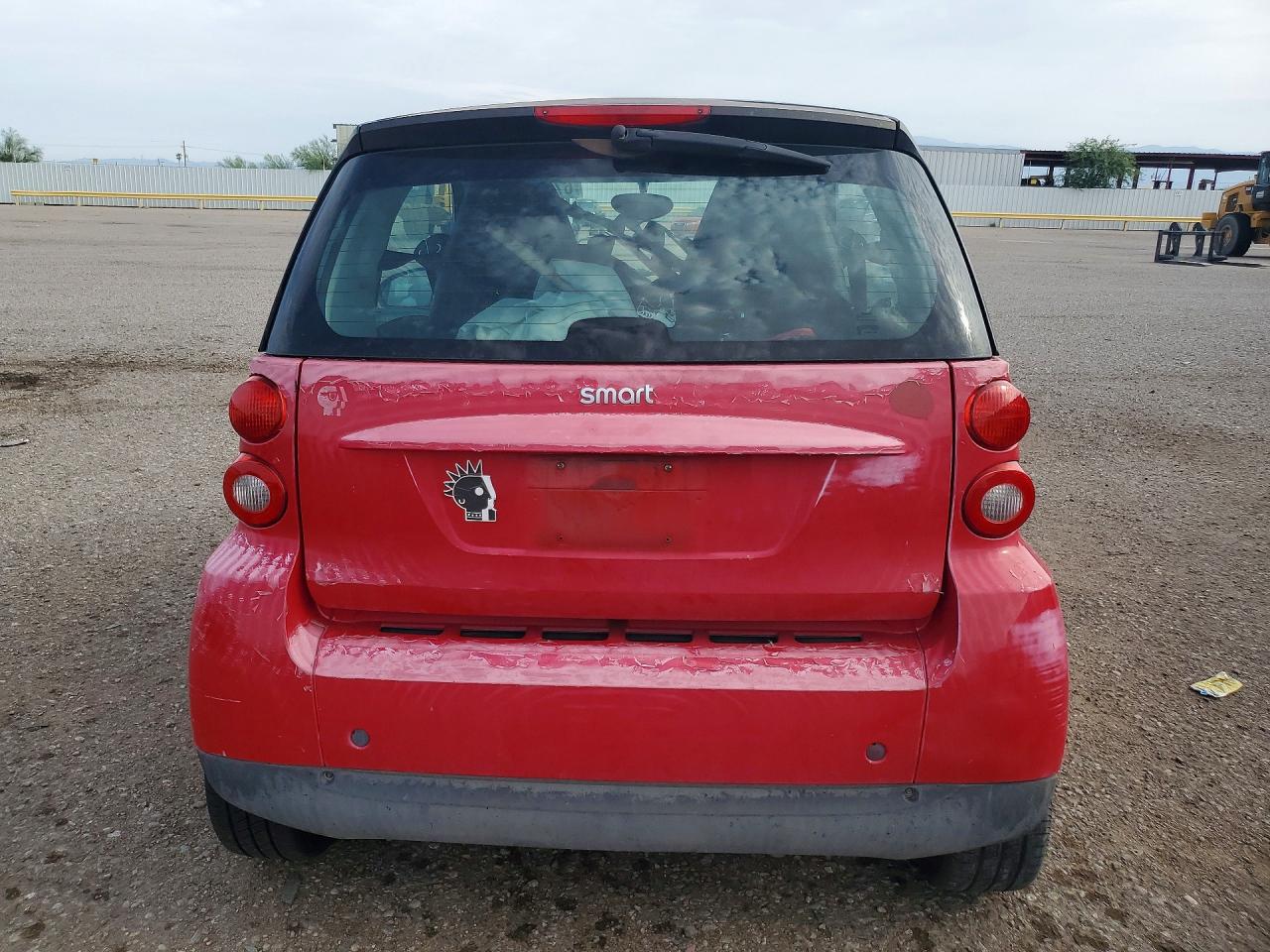 2009 Smart Fortwo Pure Red vin: WMEEJ31X99K324468