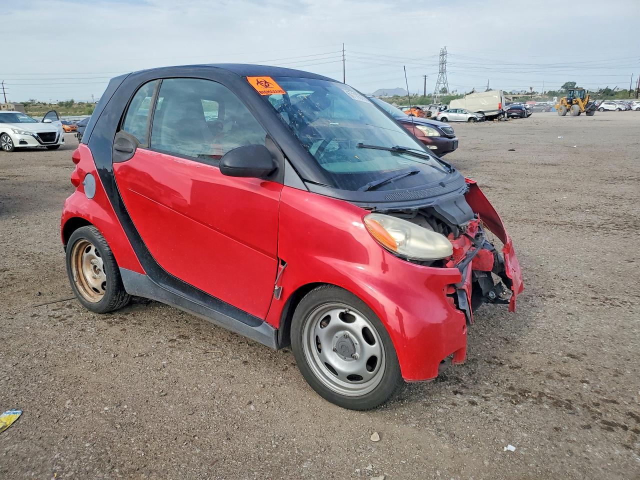 2009 Smart Fortwo Pure Red vin: WMEEJ31X99K324468