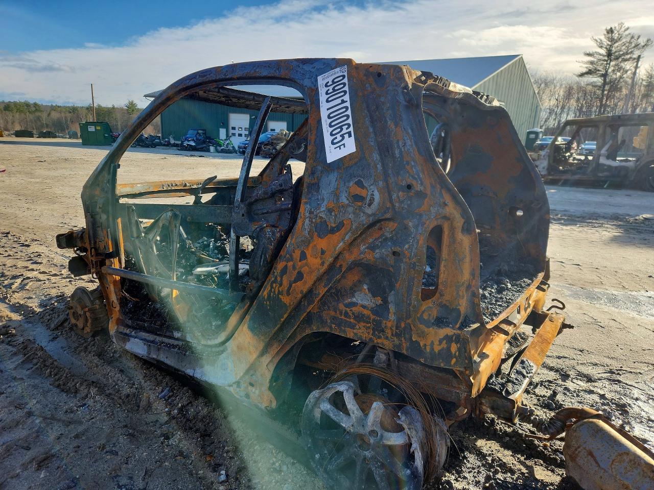 2009 Smart Fortwo Pure Burn vin: WMEEJ31XX9K281128