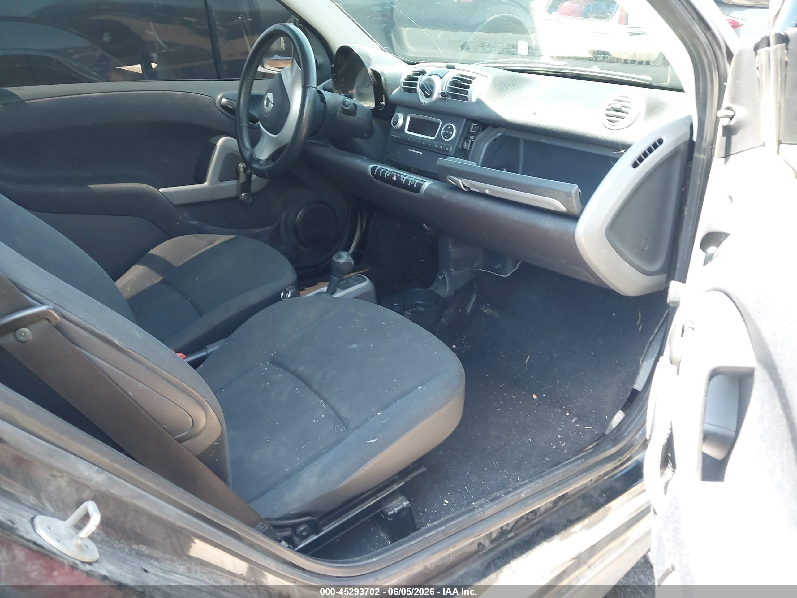 2013 Smart Fortwo Pure Black vin: WMEEJ3BA0DK683632