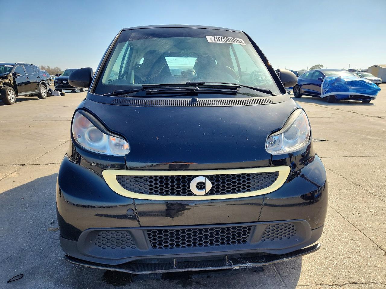 2015 Smart Fortwo Pure Black vin: WMEEJ3BA0FK805473
