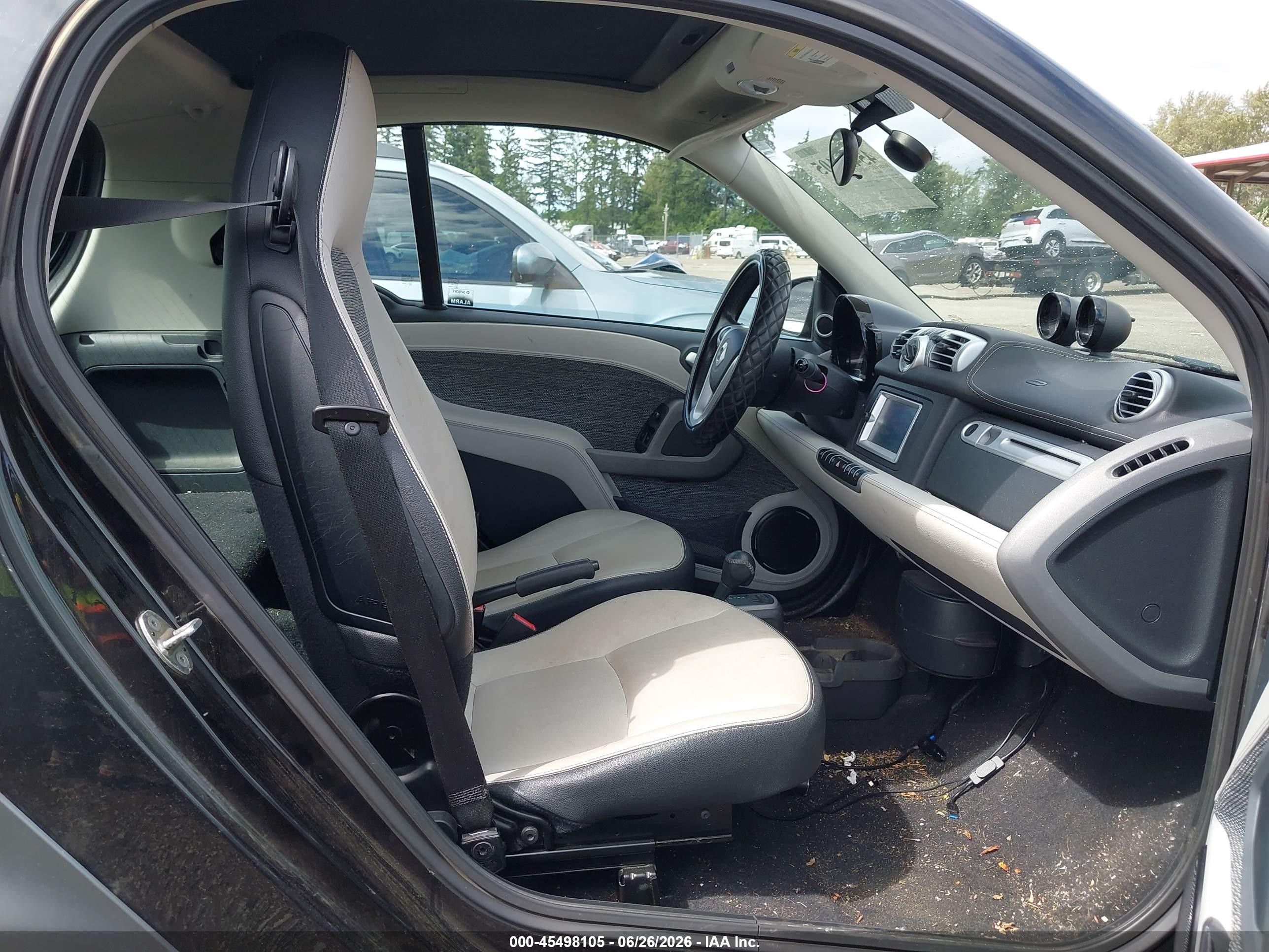 2013 Smart Fortwo Passion Gray vin: WMEEJ3BA2DK601366