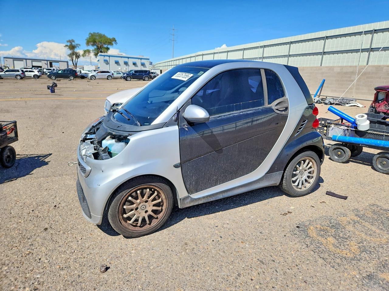 2013 Smart Fortwo Pure Silver vin: WMEEJ3BA2DK695281