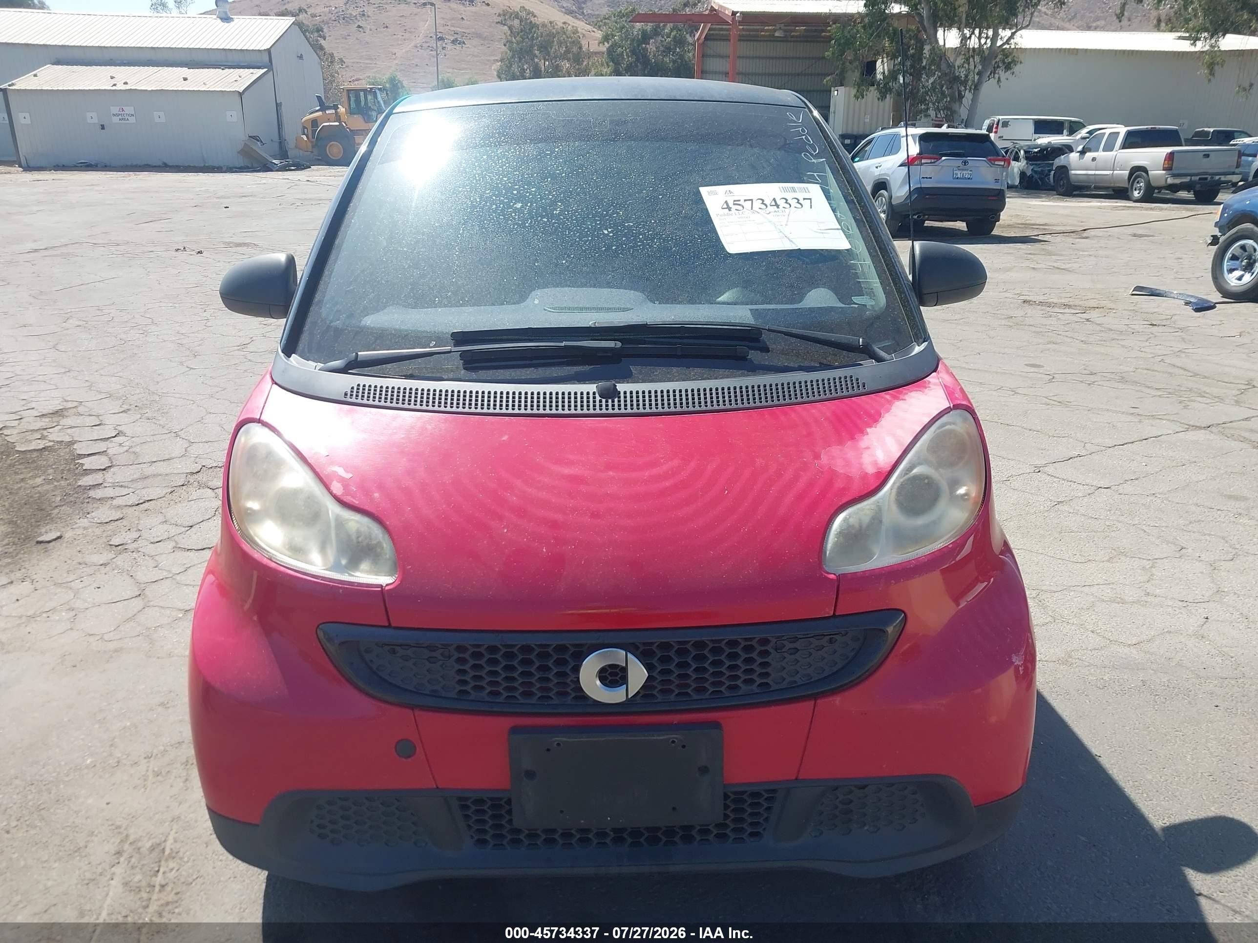 2015 Smart Fortwo Pure Red vin: WMEEJ3BA2FK799546