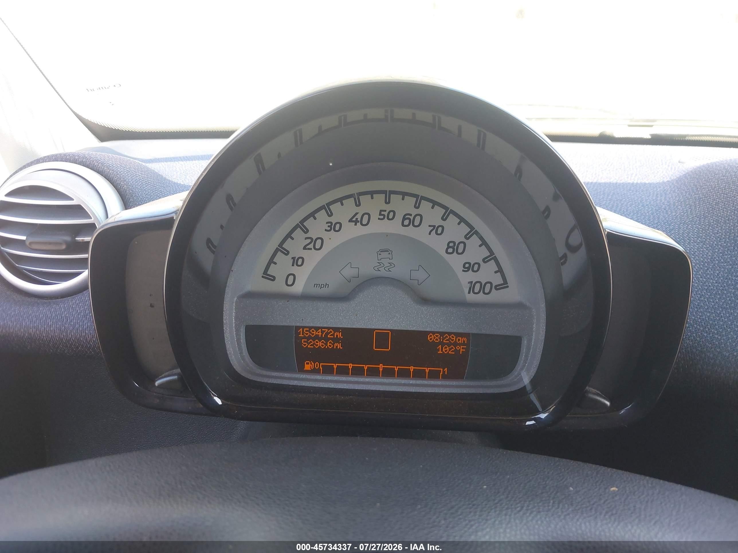 2015 Smart Fortwo Pure Red vin: WMEEJ3BA2FK799546