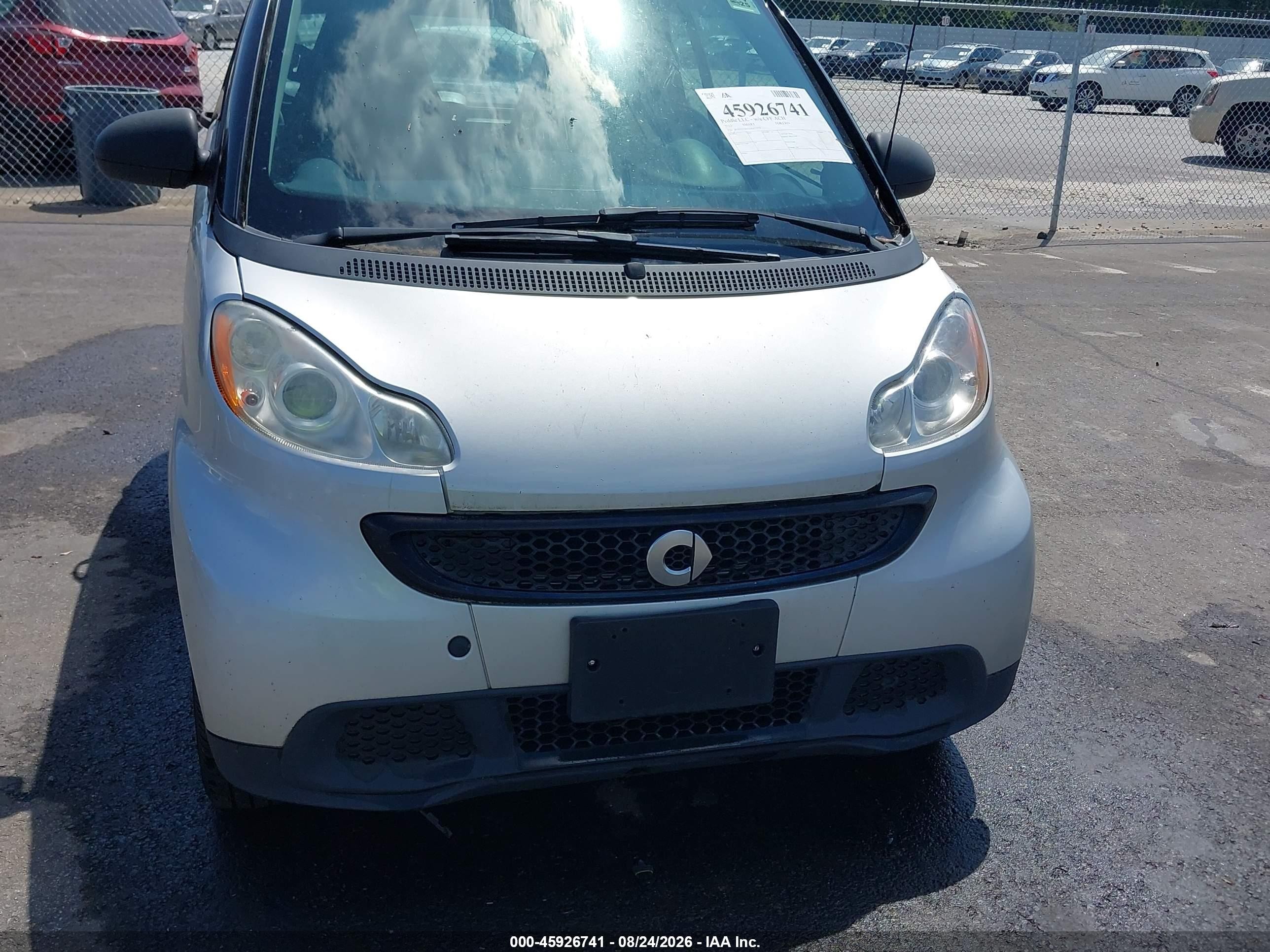 2013 Smart Fortwo Pure White vin: WMEEJ3BA3DK677579