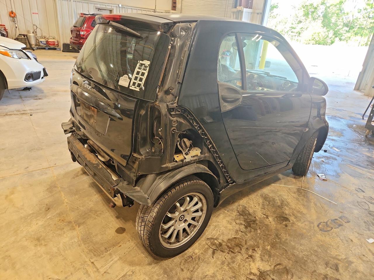2012 Smart Fortwo Pure Black vin: WMEEJ3BA4CK564836