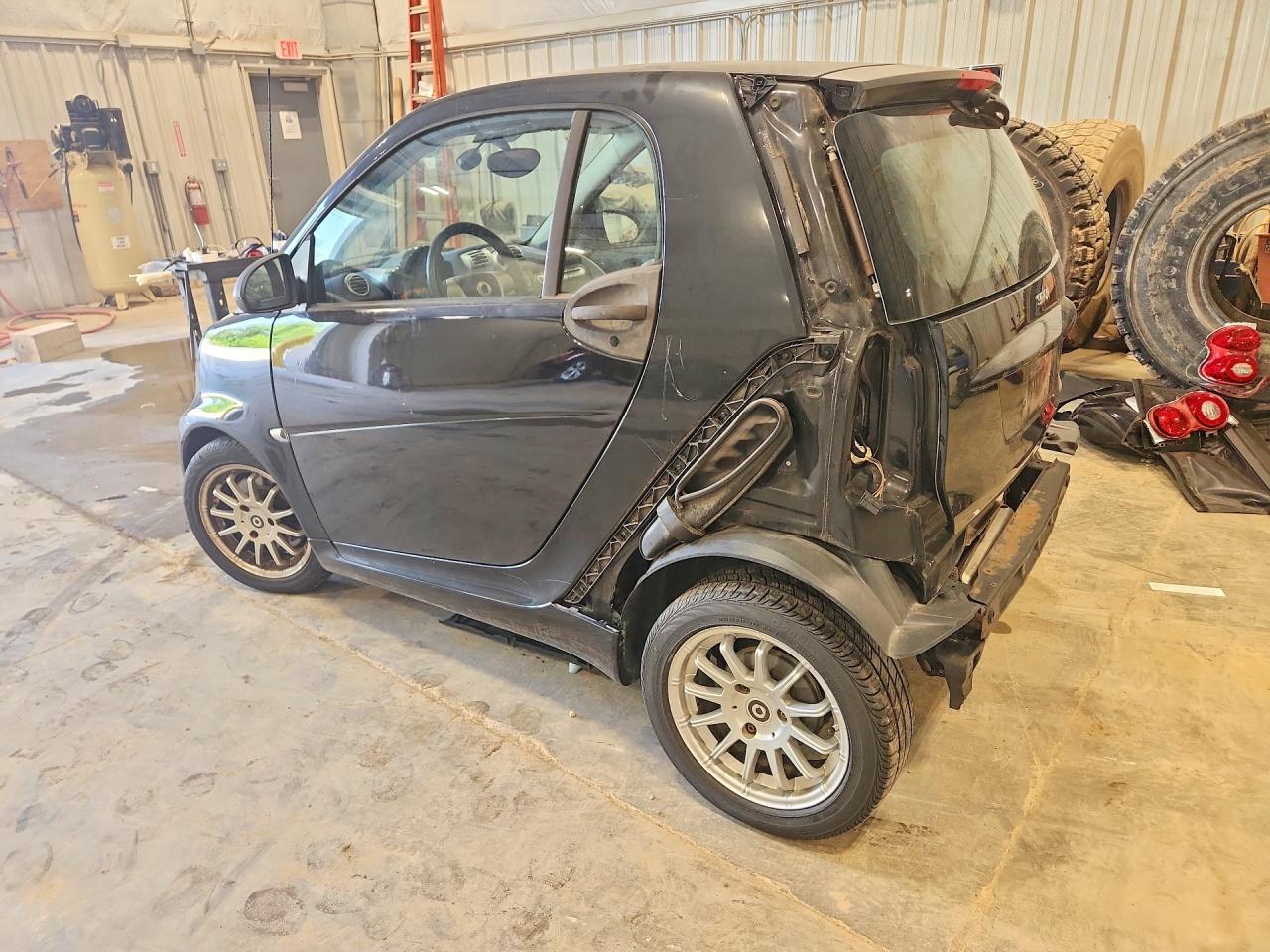 2012 Smart Fortwo Pure Black vin: WMEEJ3BA4CK564836