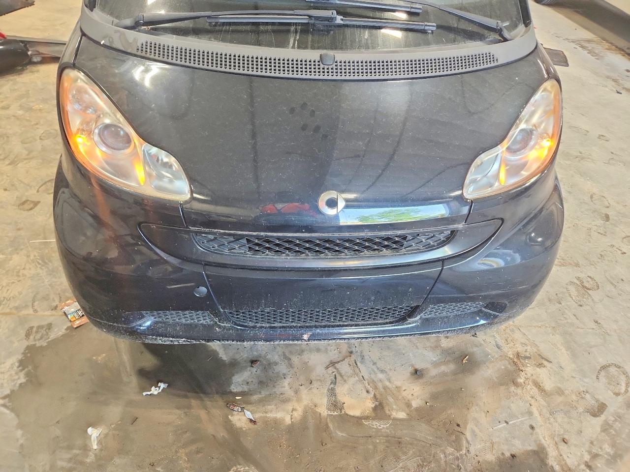 2012 Smart Fortwo Pure Black vin: WMEEJ3BA4CK564836