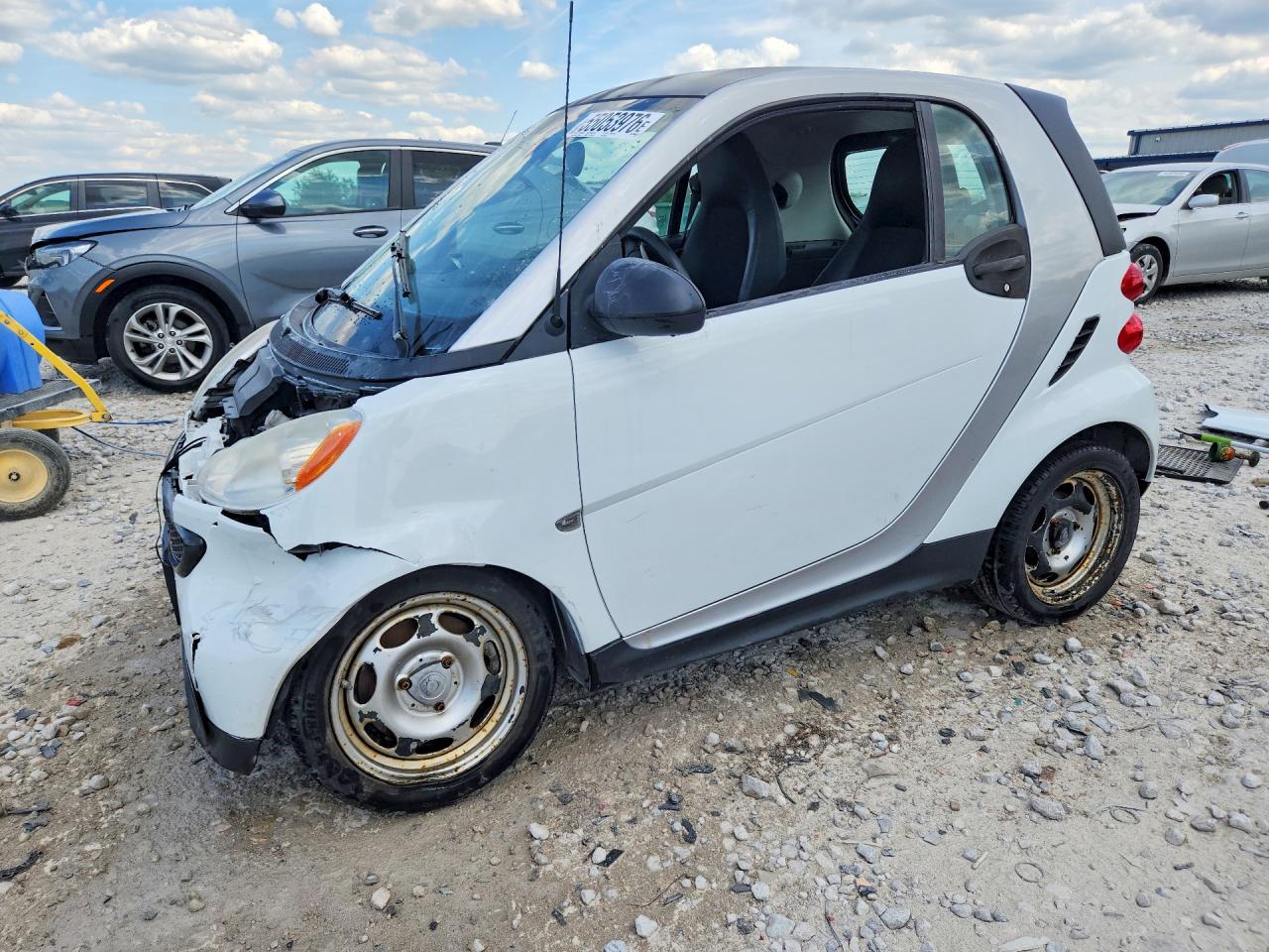 2014 Smart Fortwo Pure Белый vin: WMEEJ3BA4EK748306