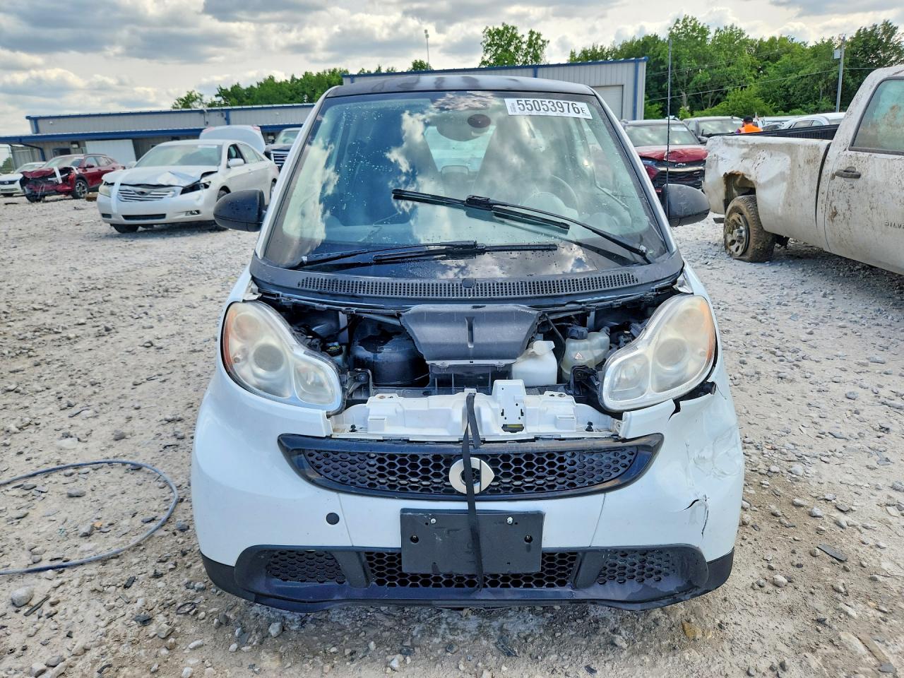 2014 Smart Fortwo Pure White vin: WMEEJ3BA4EK748306