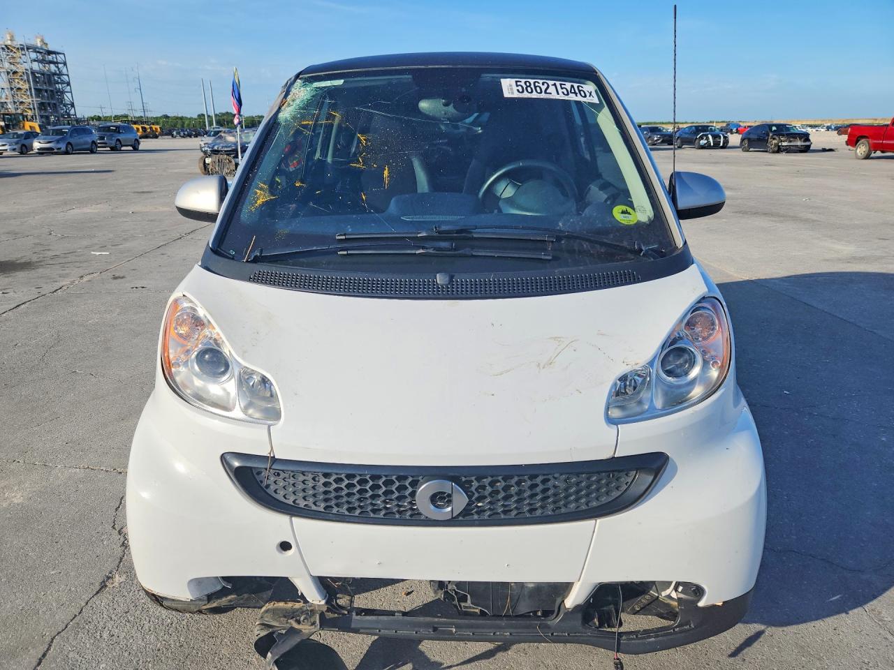 2013 Smart Fortwo Pure White vin: WMEEJ3BA5DK659973