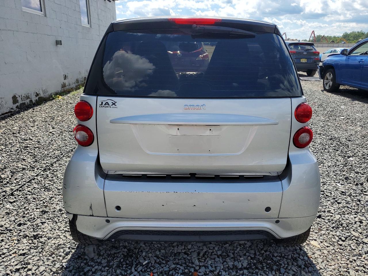 2013 Smart Fortwo Pure/passion Серебряный vin: WMEEJ3BA5DK671119