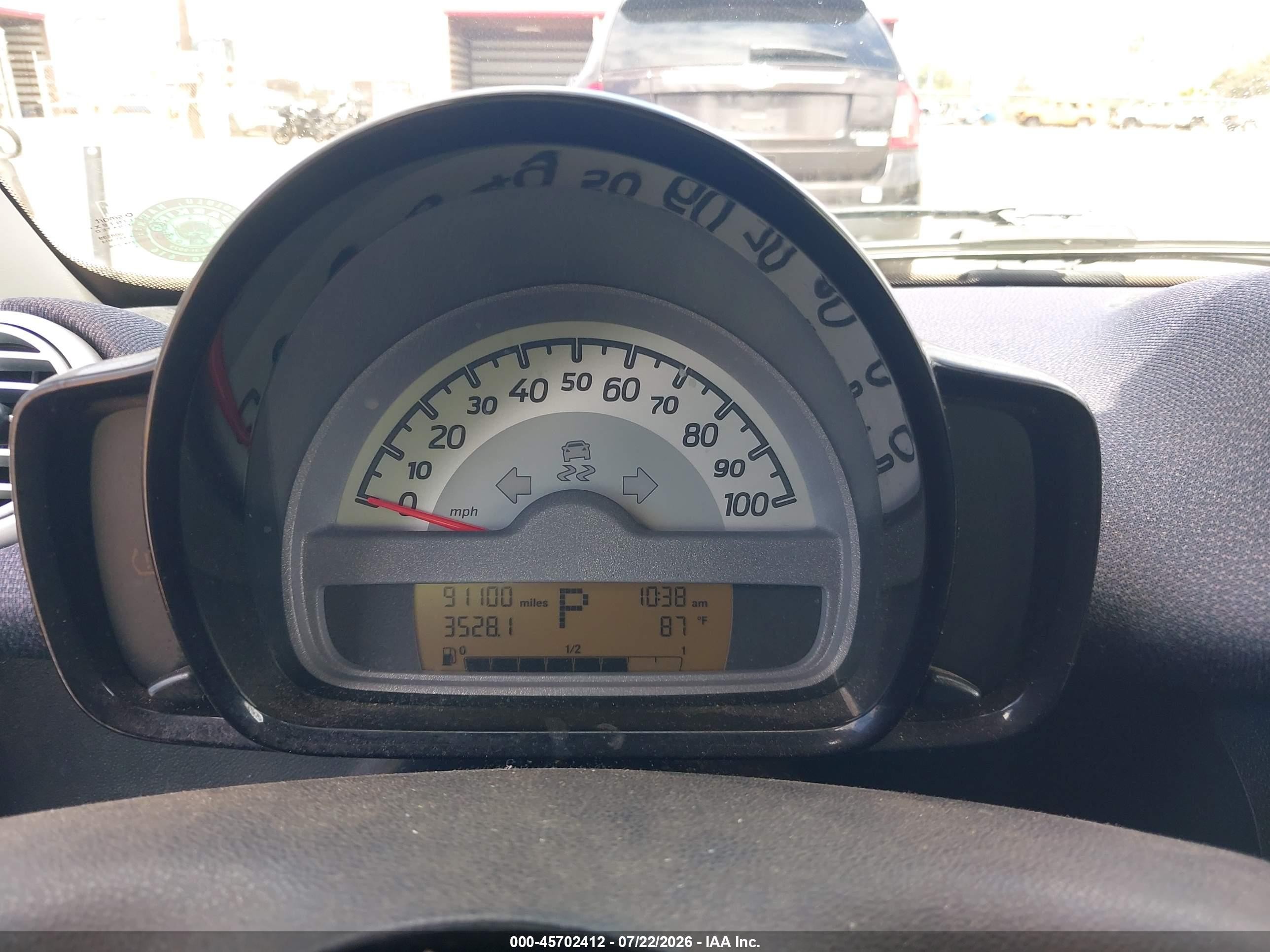 2013 Smart Fortwo Pure Белый vin: WMEEJ3BA5DK709593