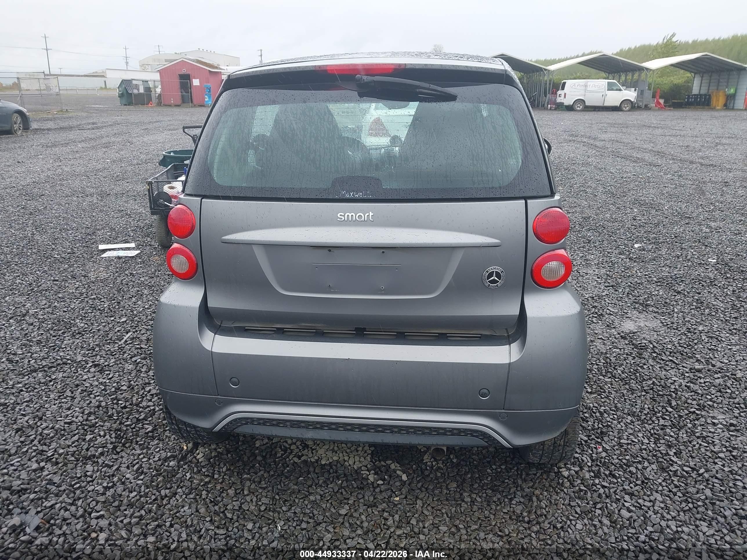 2014 Smart Fortwo Passion Gray vin: WMEEJ3BA5EK783016