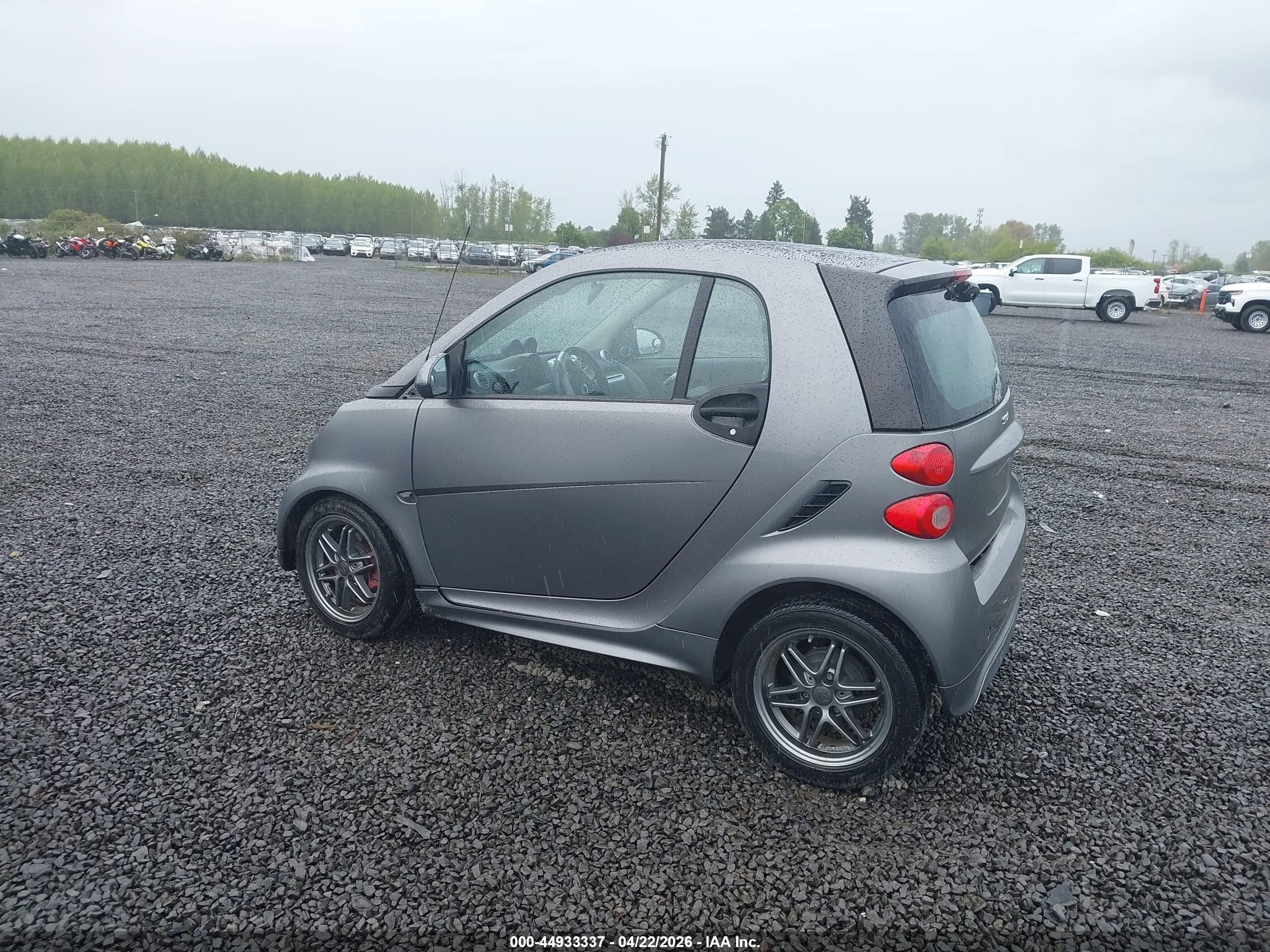 2014 Smart Fortwo Passion Gray vin: WMEEJ3BA5EK783016