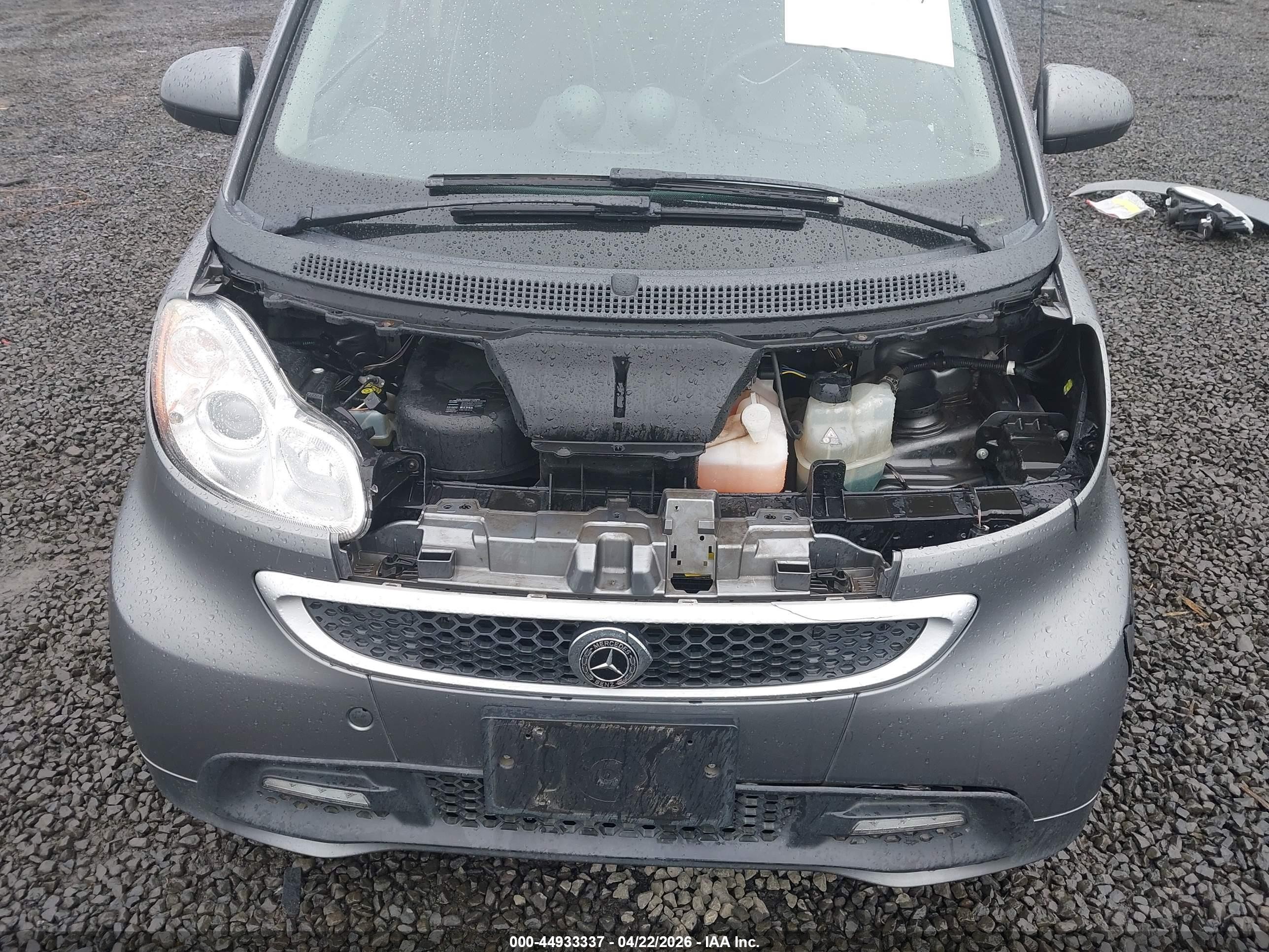 2014 Smart Fortwo Passion Gray vin: WMEEJ3BA5EK783016