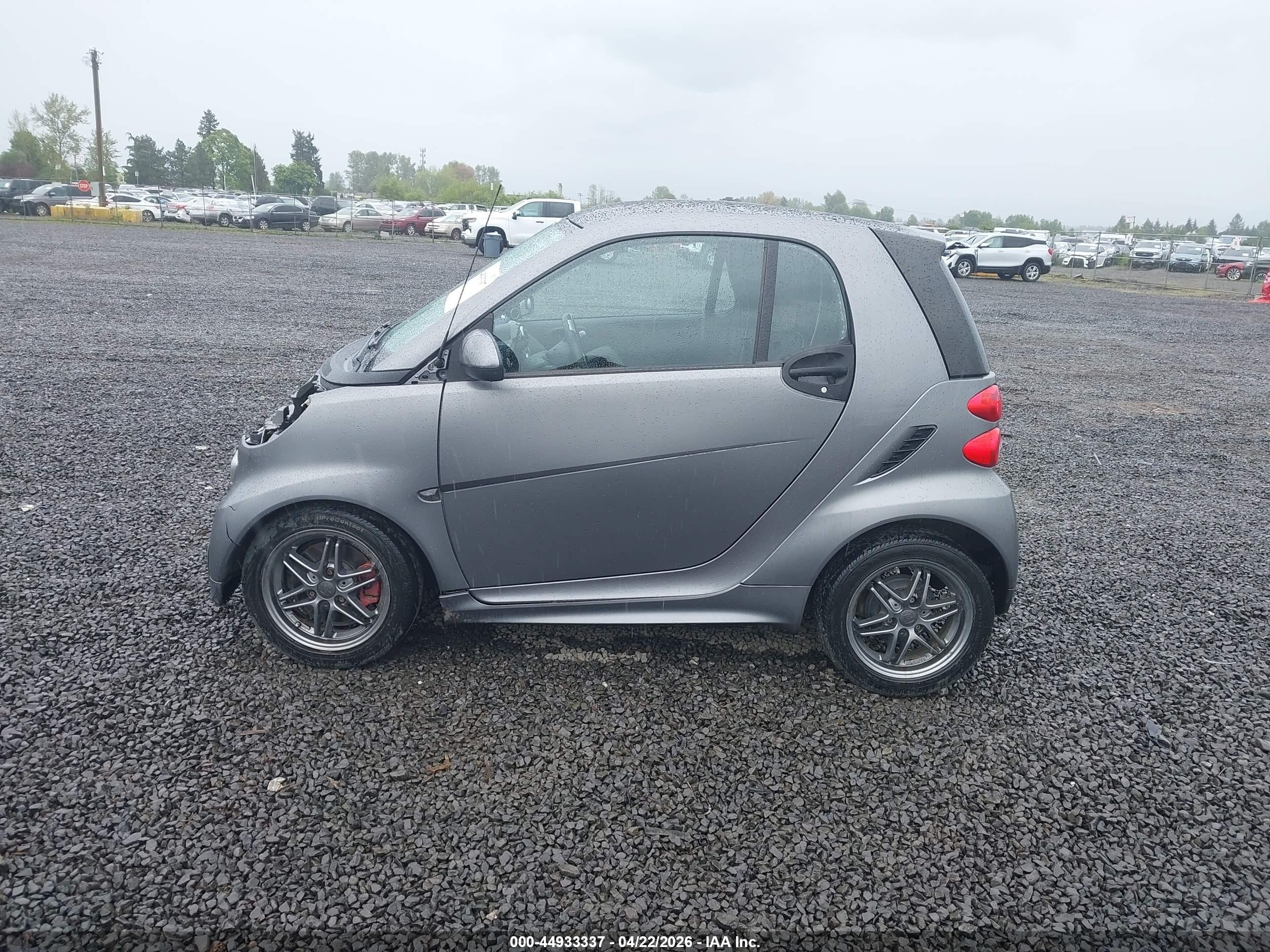 2014 Smart Fortwo Passion Gray vin: WMEEJ3BA5EK783016